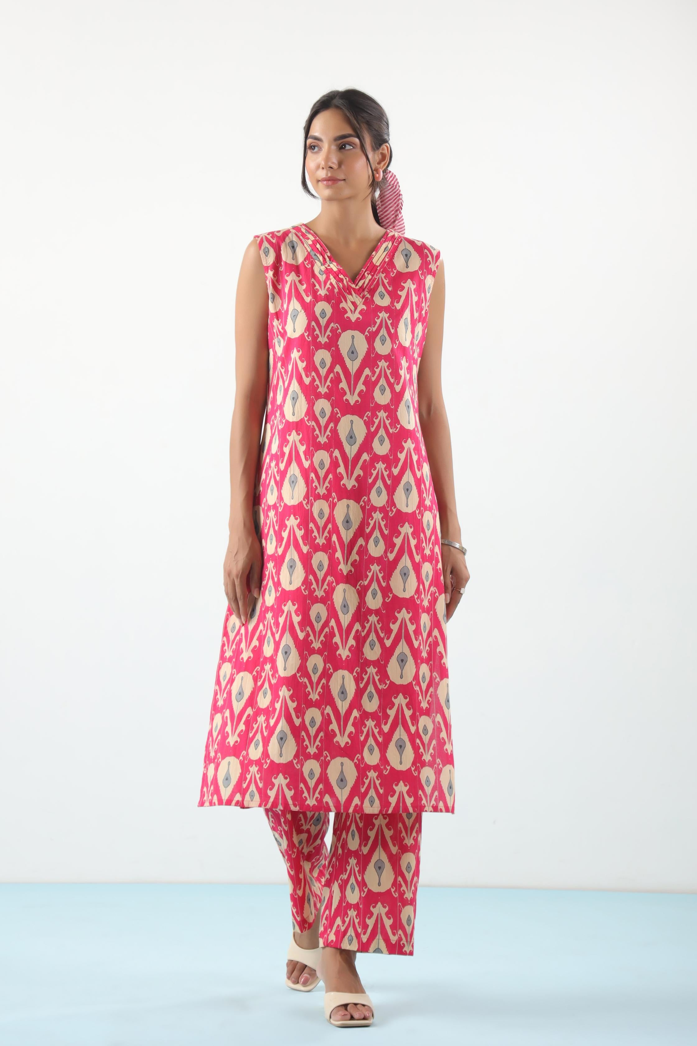 Rose Blossom Cotton Co-ord Set