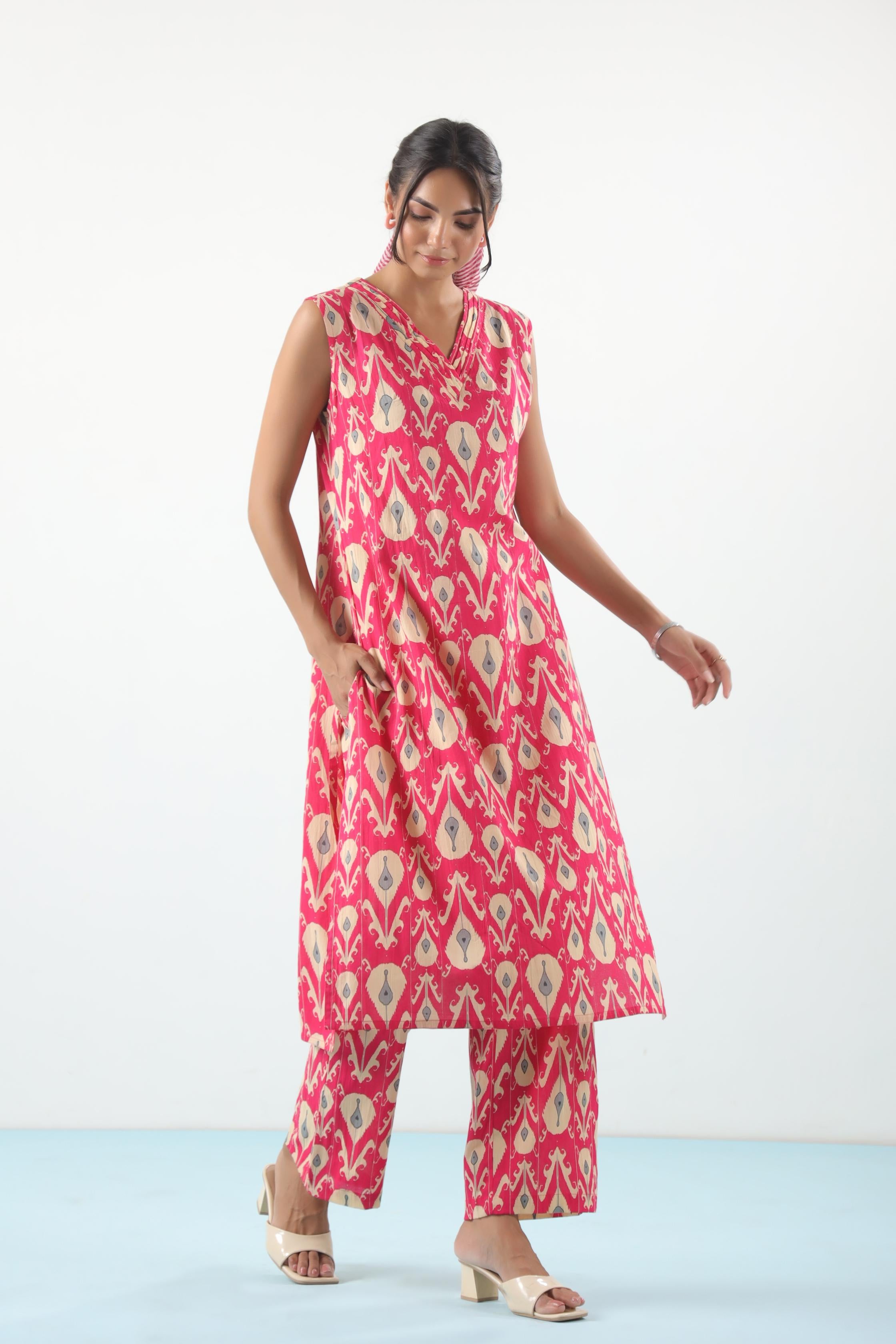 Rose Blossom Cotton Co-ord Set