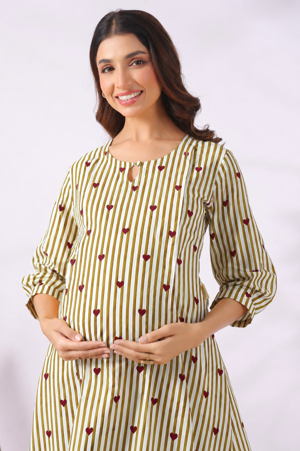 Love Lines Cotton Maternity - Nursing Co-ord Set
