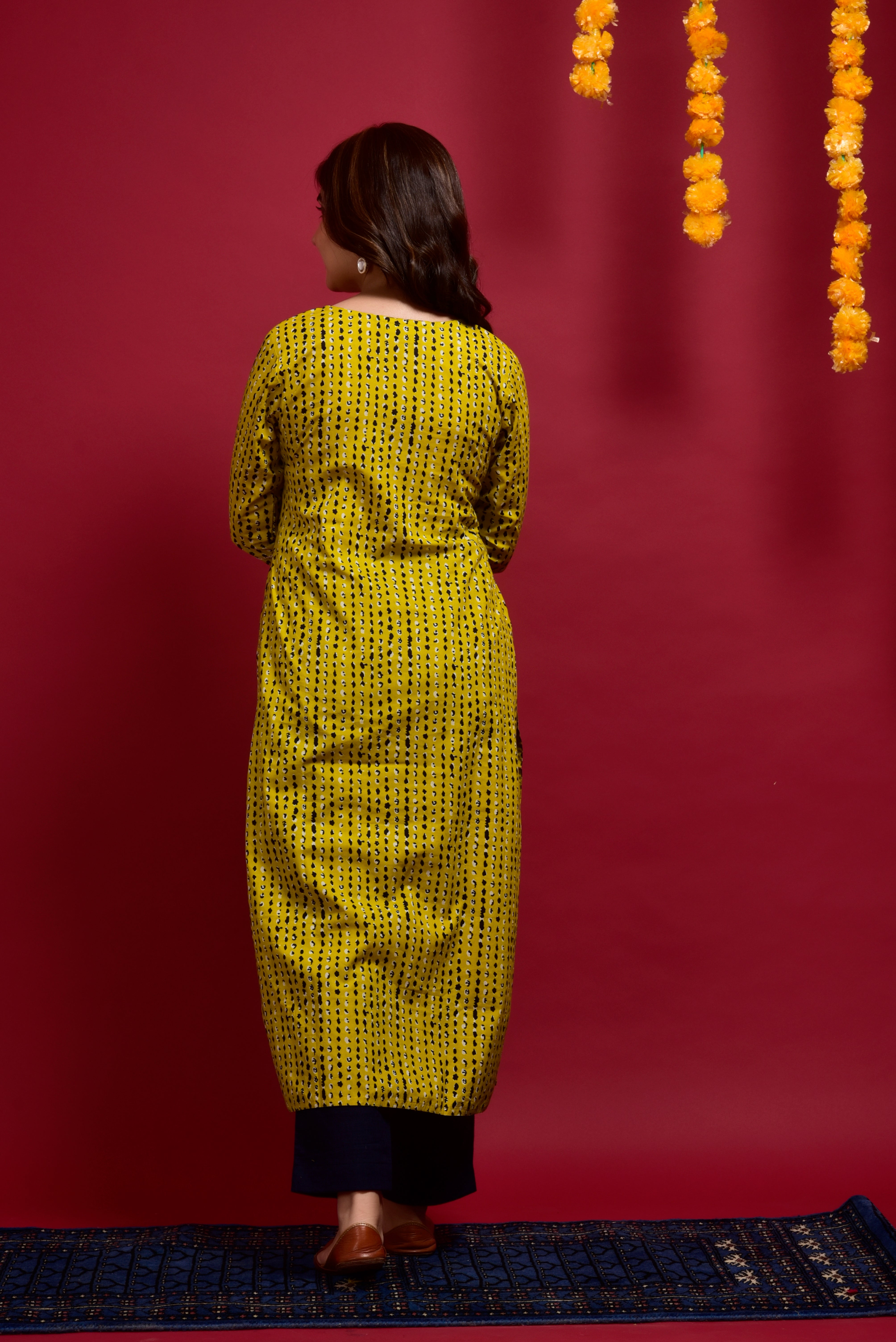 Tuscan Sun Cotton Kurta Pant Set