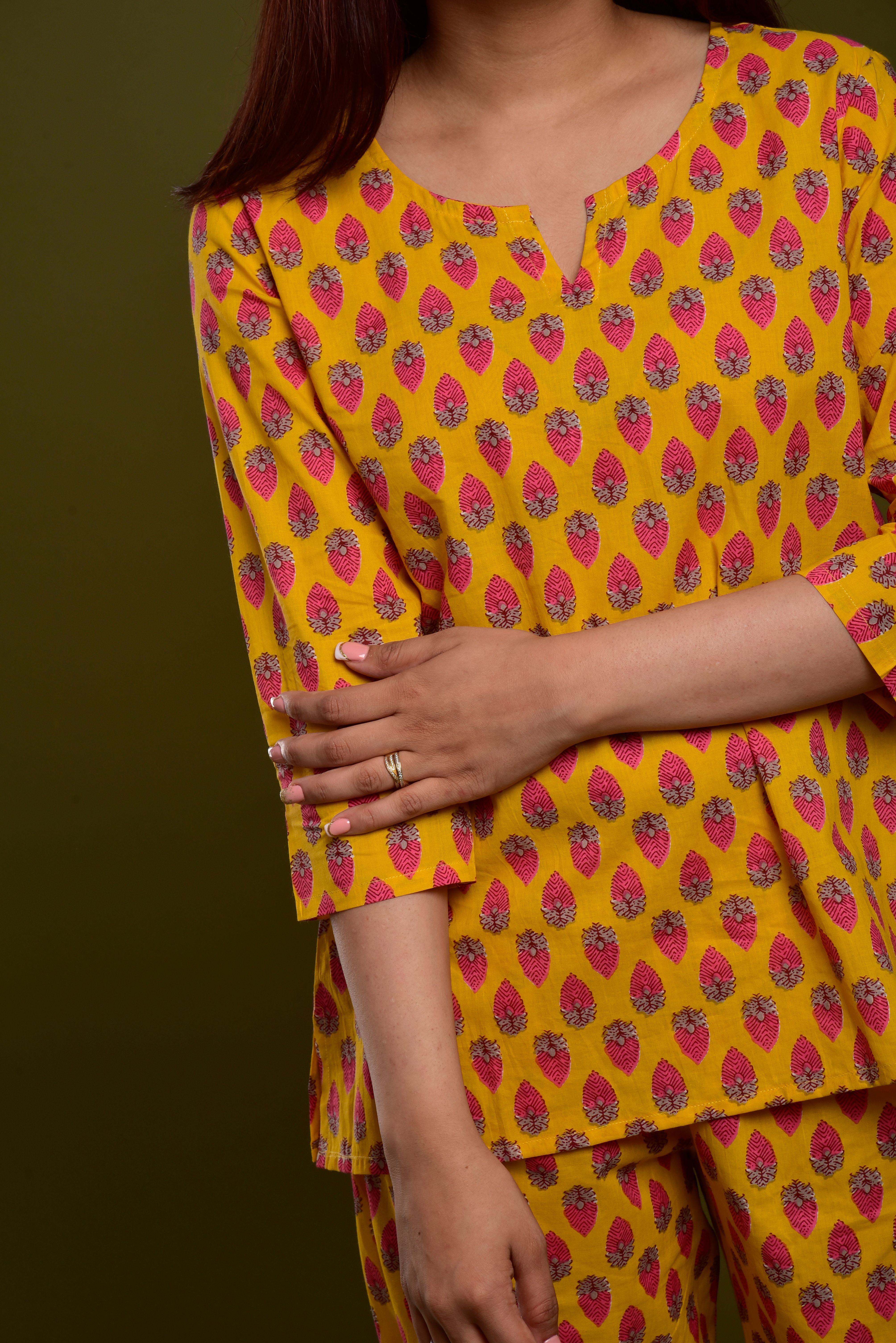 Bumblebee Strawberry Cotton Loungewear Set