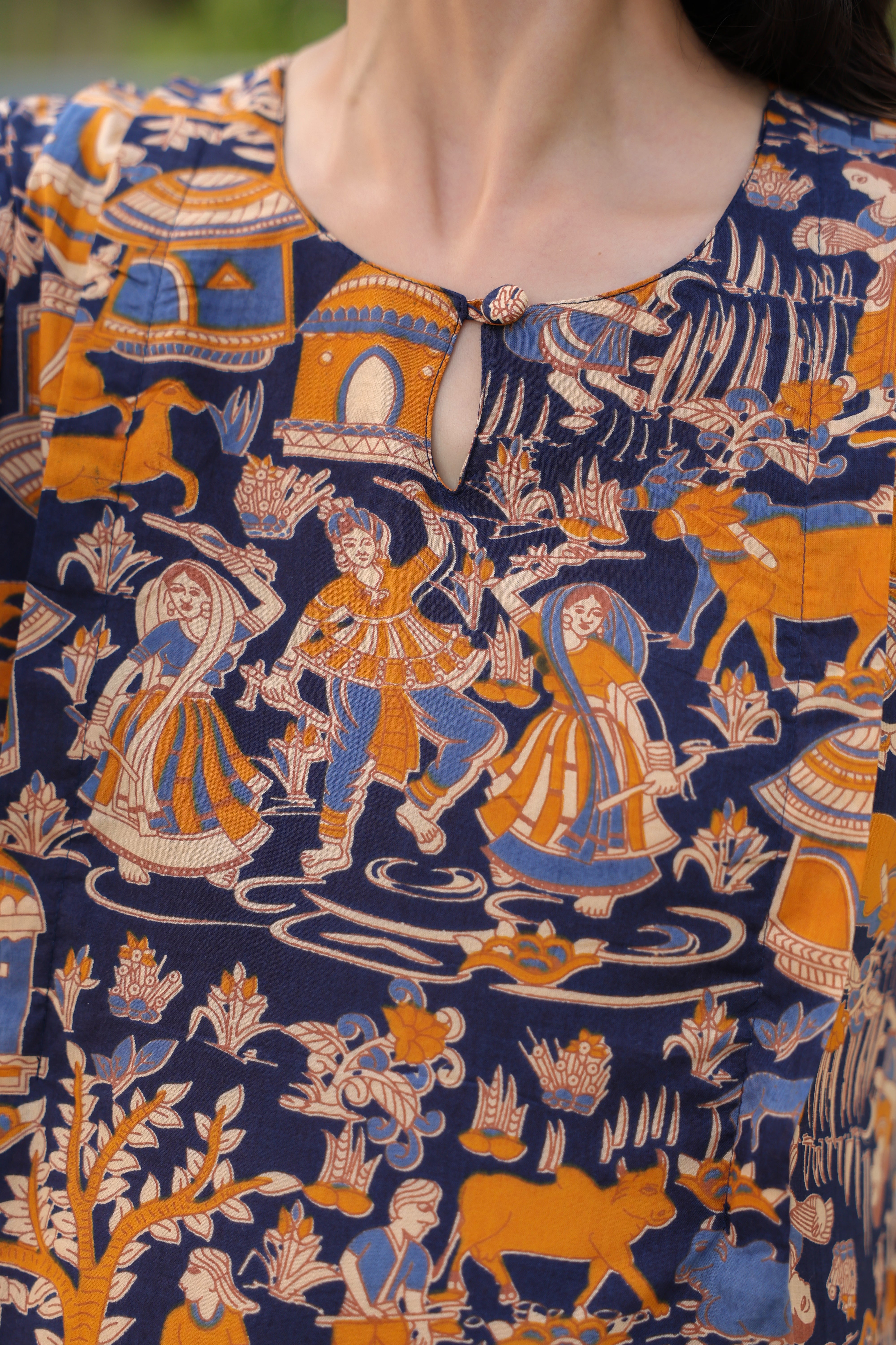 Vedic Village Cotton Maternity - Nursing Co-ord Set