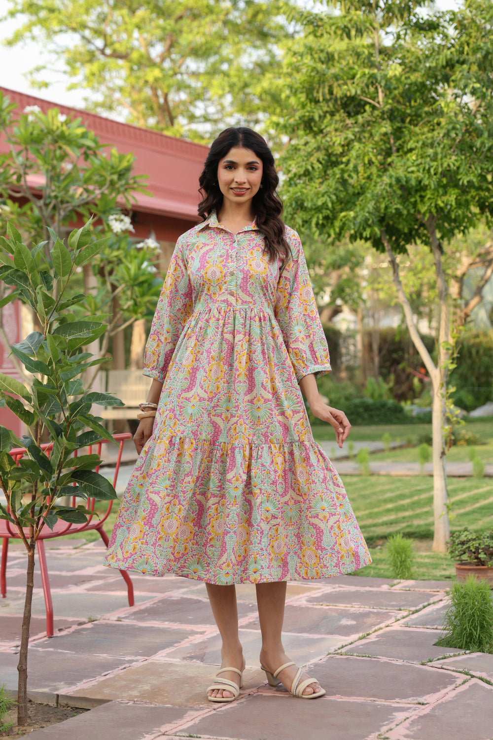 Pastel Paradise Cotton Dress