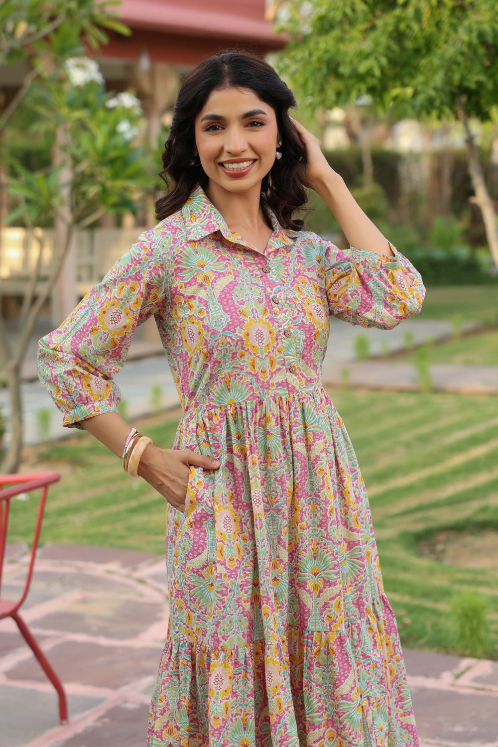 Pastel Paradise Cotton Dress