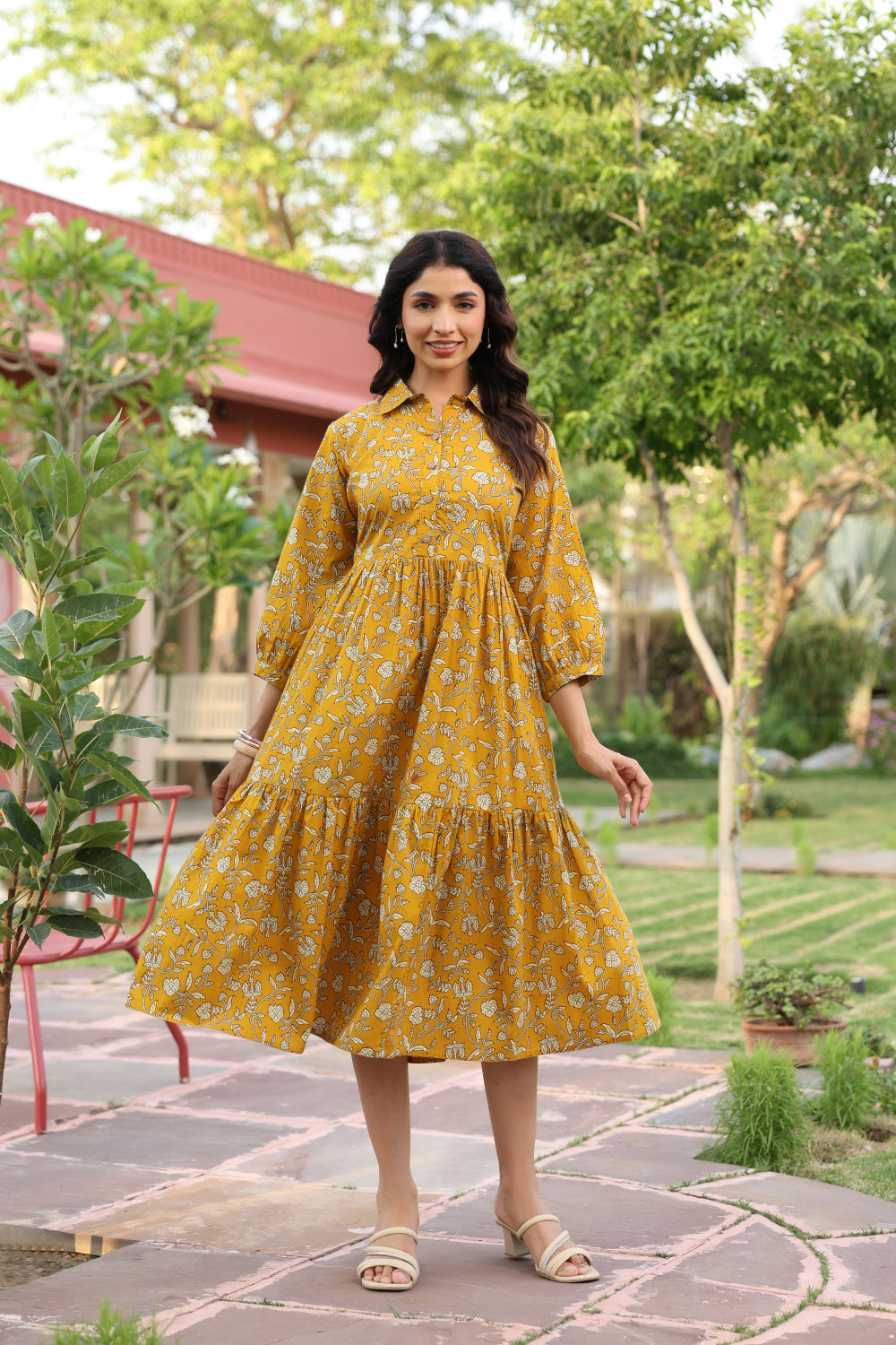 Honey Flora Cotton Dress