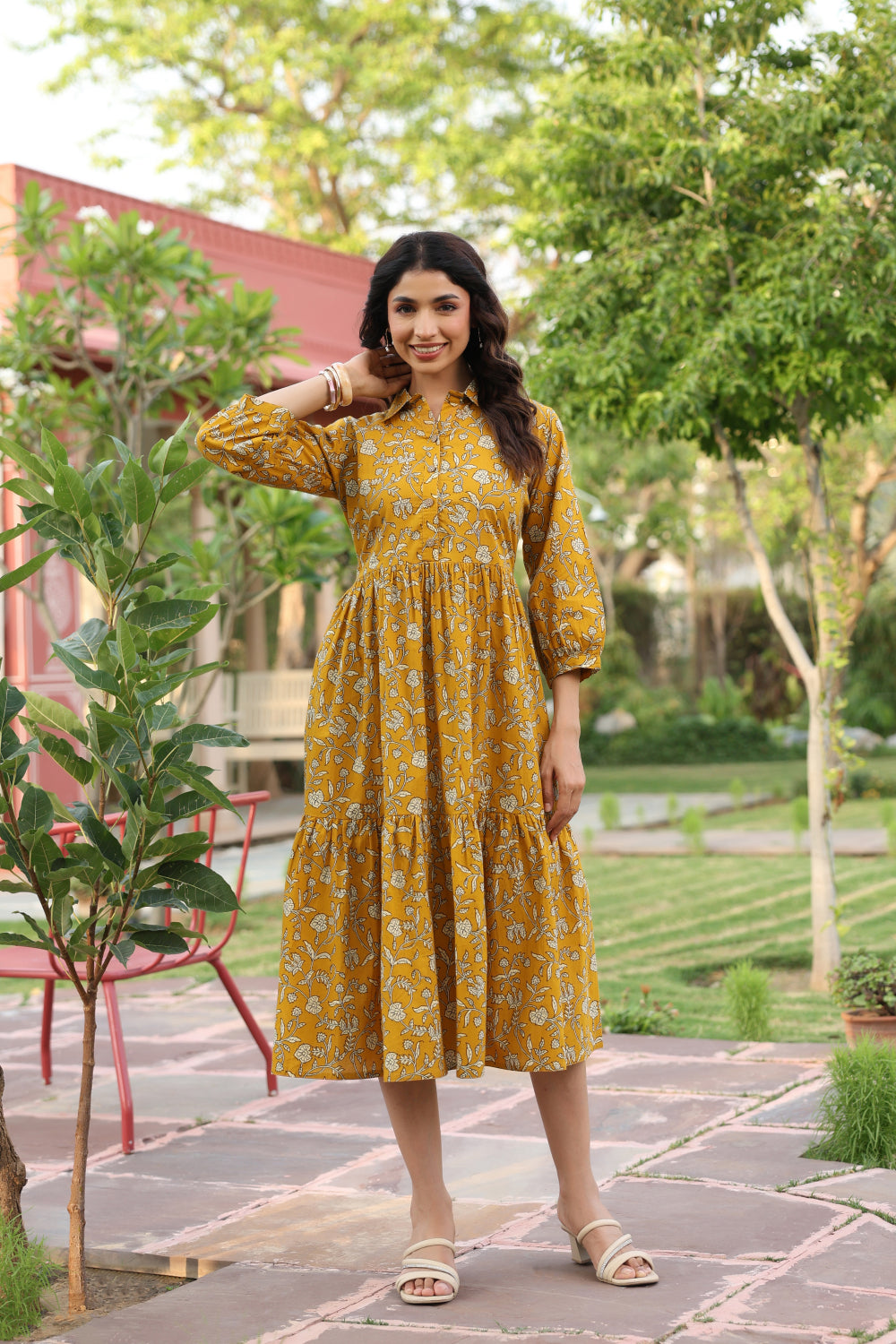Honey Flora Cotton Dress