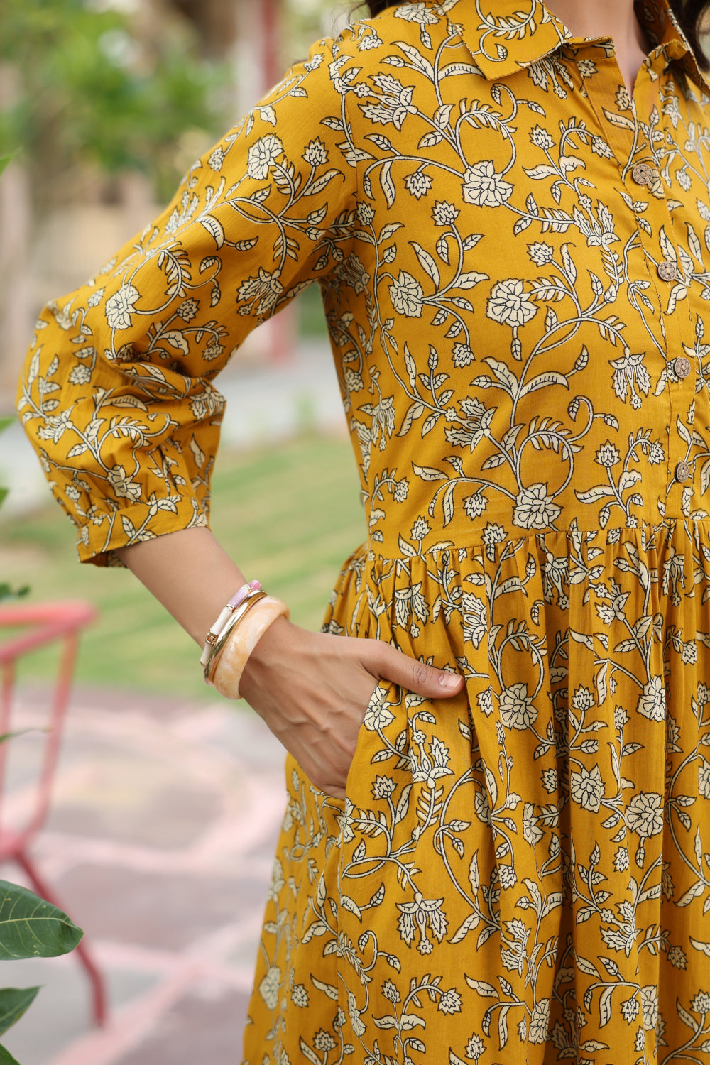 Honey Flora Cotton Dress