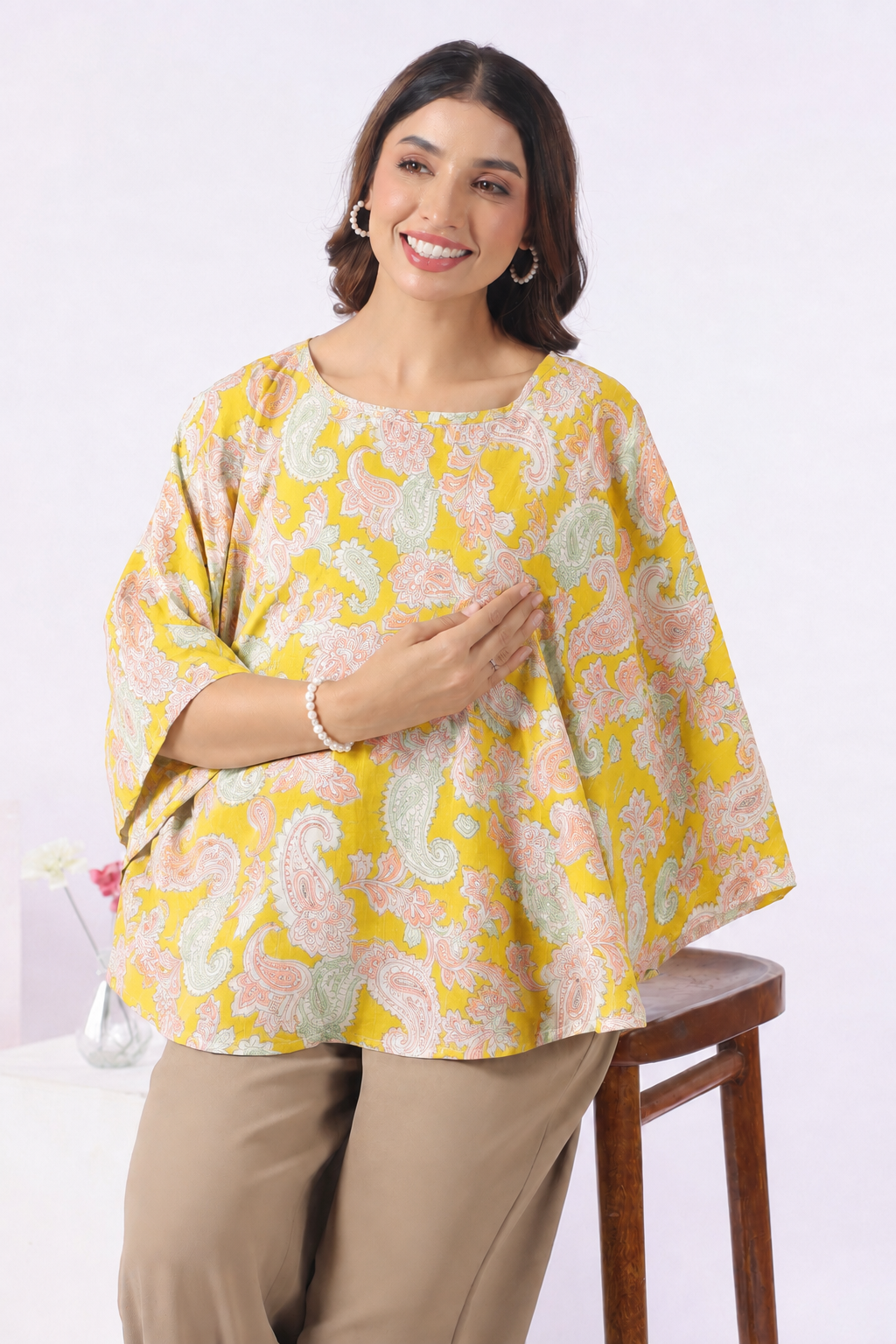 Sunburst Paisley Cotton Nursing Cover (One-Size)