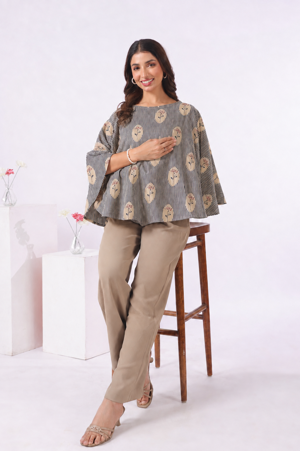 Whispering Blues Cotton Nursing Cover (One-Size)