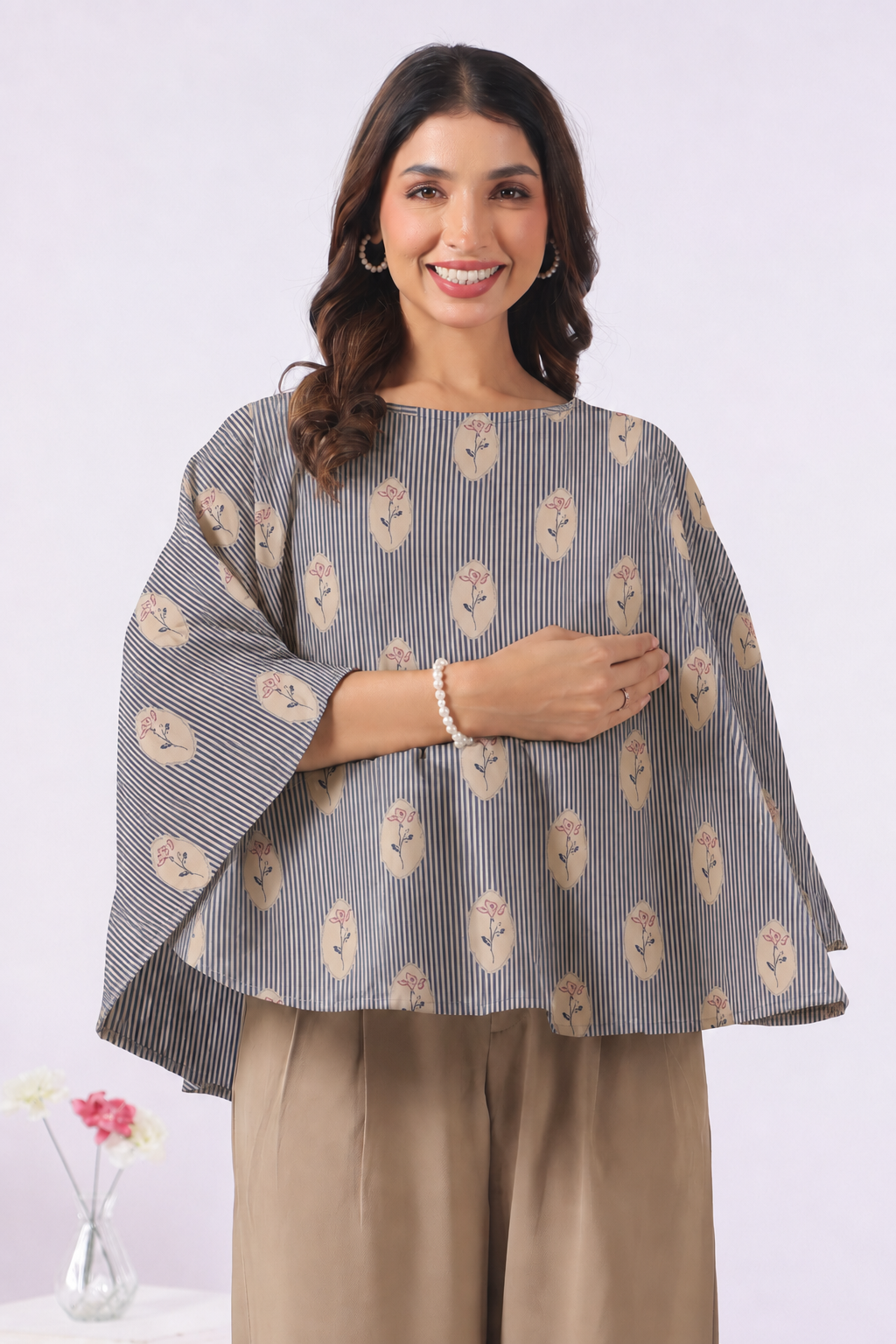 Whispering Blues Cotton Nursing Cover (One-Size)