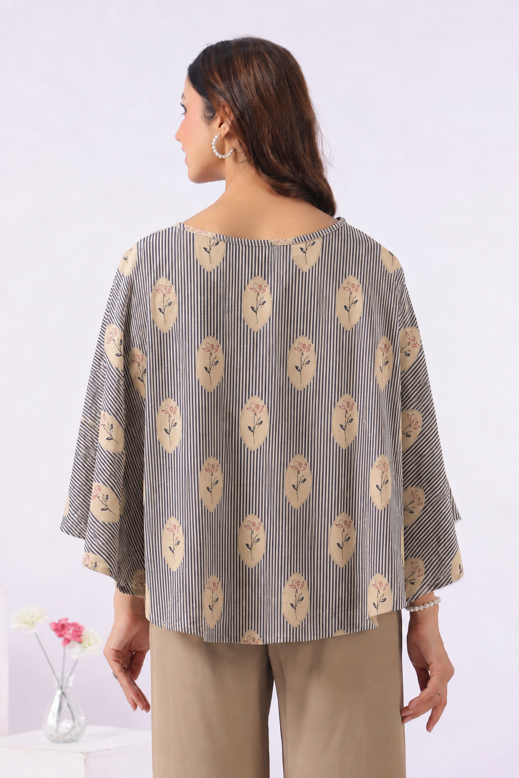 Whispering Blues Cotton Nursing Cover (One-Size)