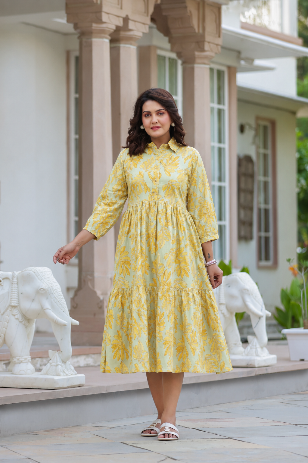 Tropical Breeze Cotton Dress