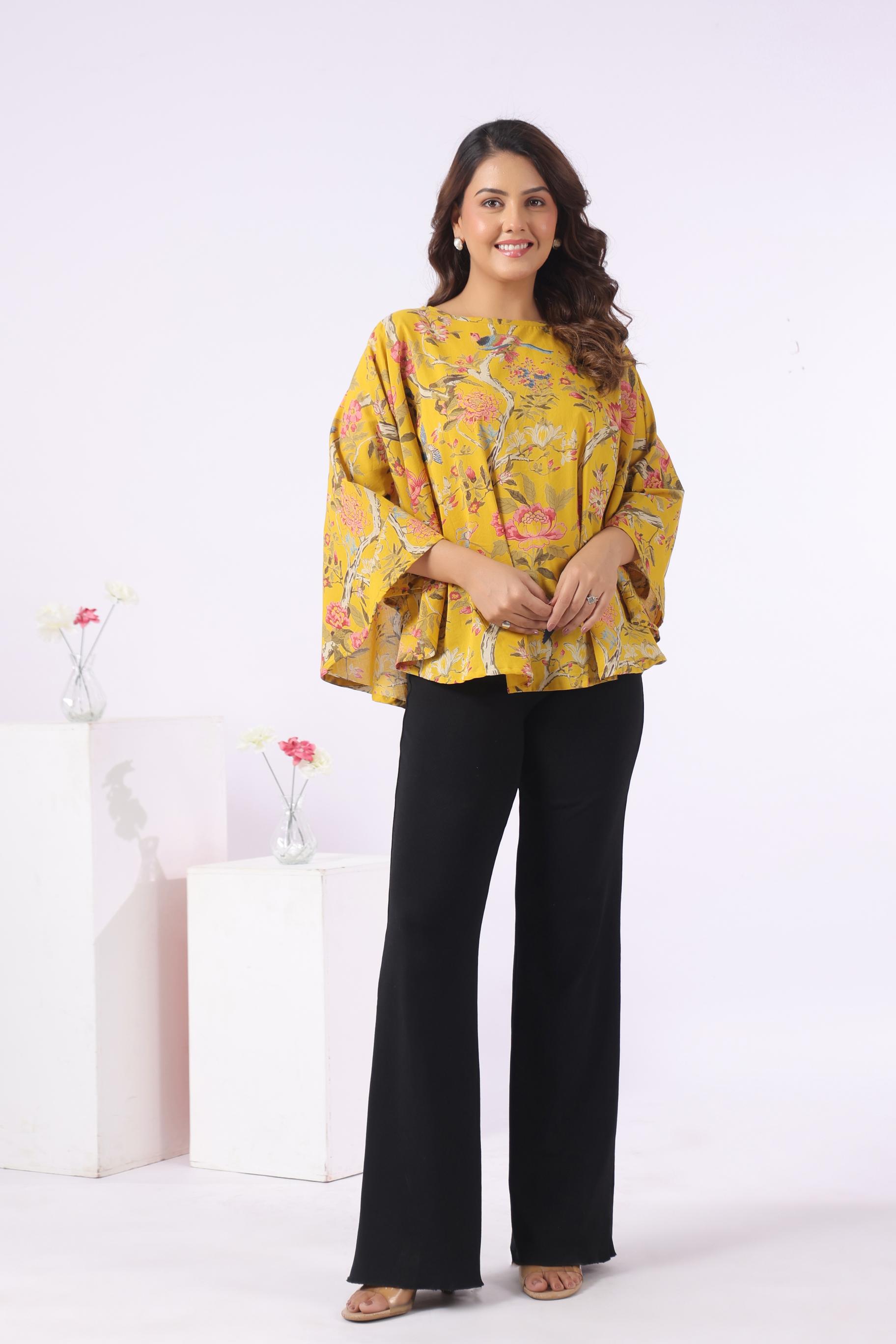 Sunrise Flora Birds Cotton Nursing Cover (One-Size)