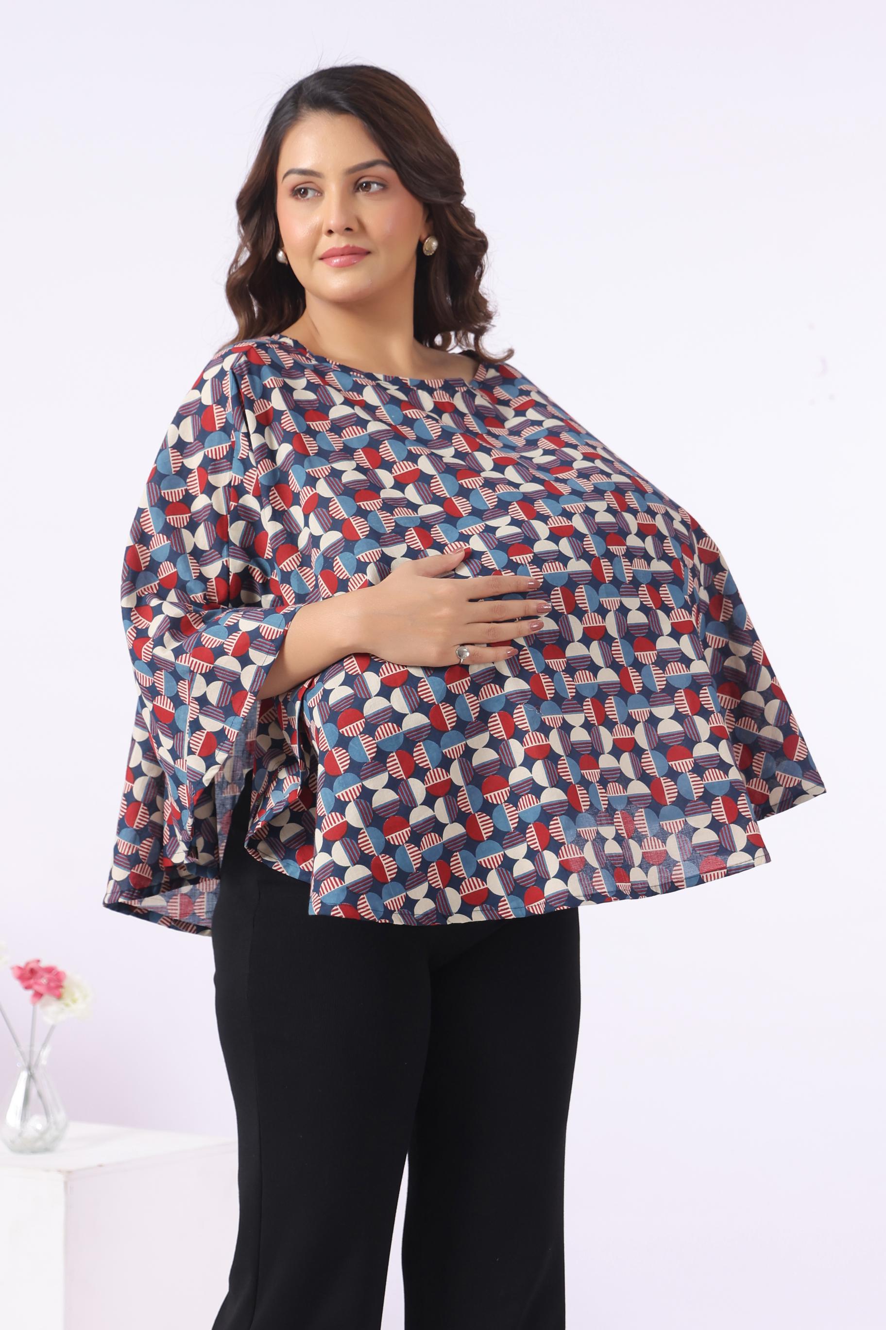 StripeDot Harmony Cotton Nursing Cover (One-Size)