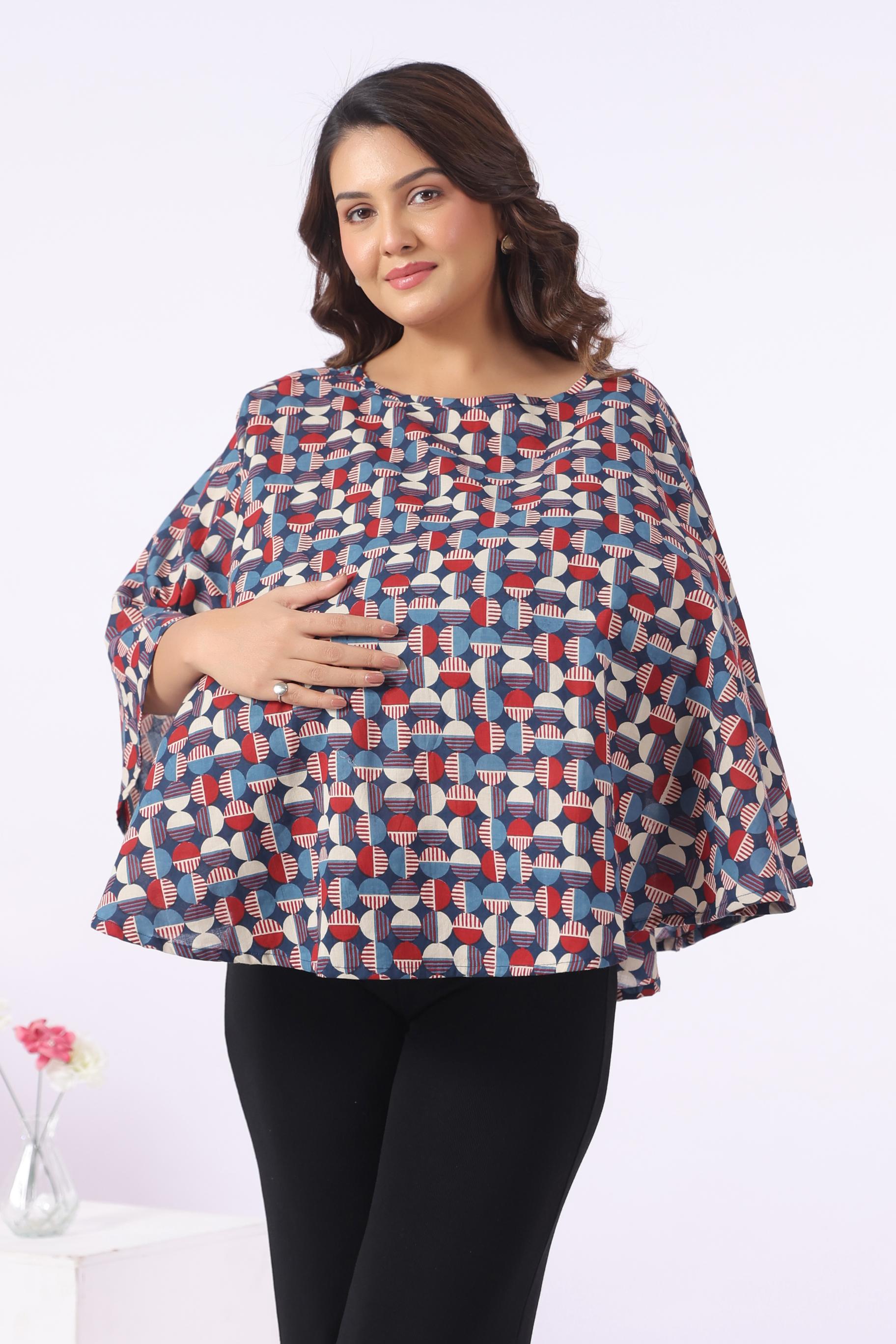 StripeDot Harmony Cotton Nursing Cover (One-Size)