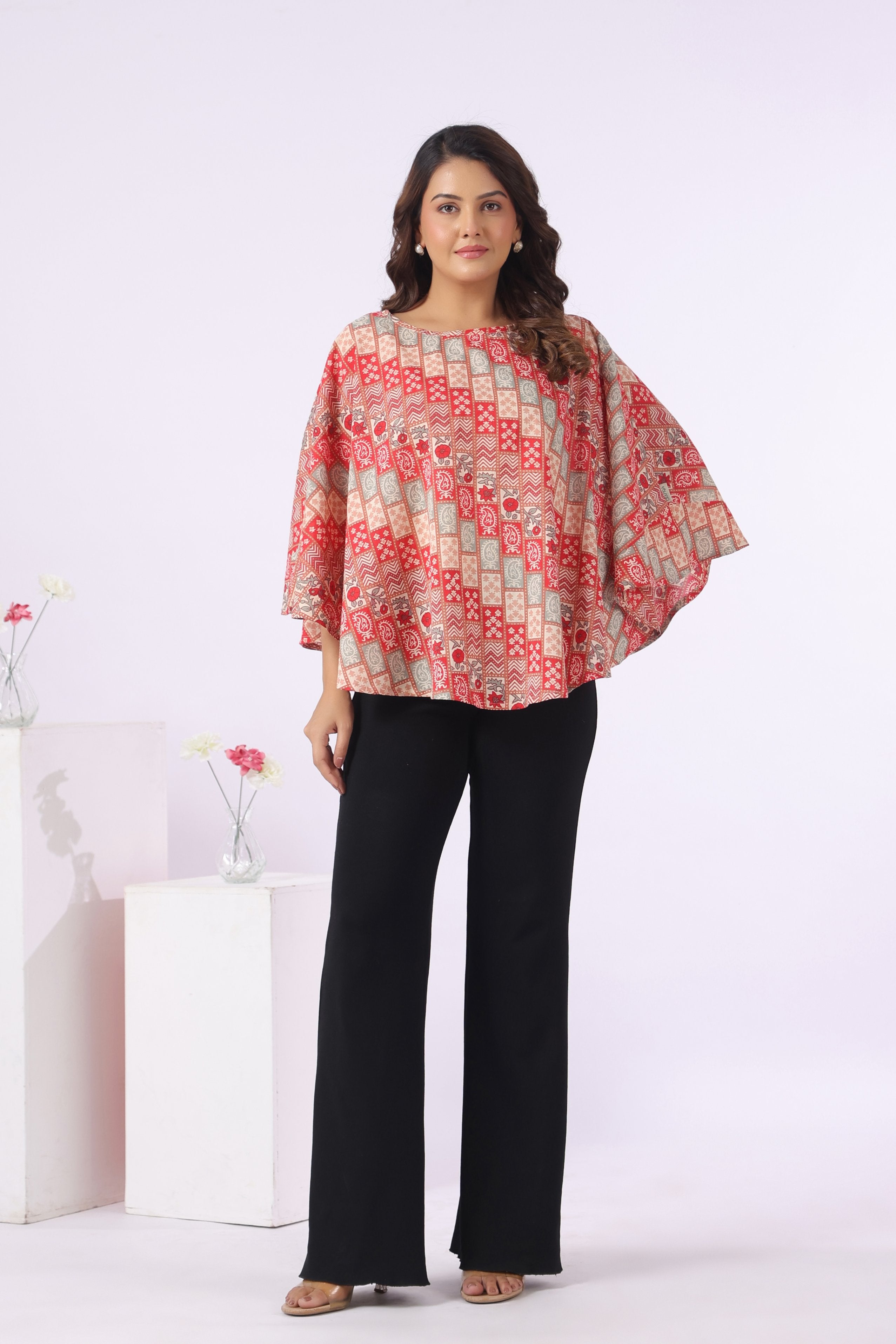 Royal Mosaic Bloom Cotton Nursing Cover (One-Size)