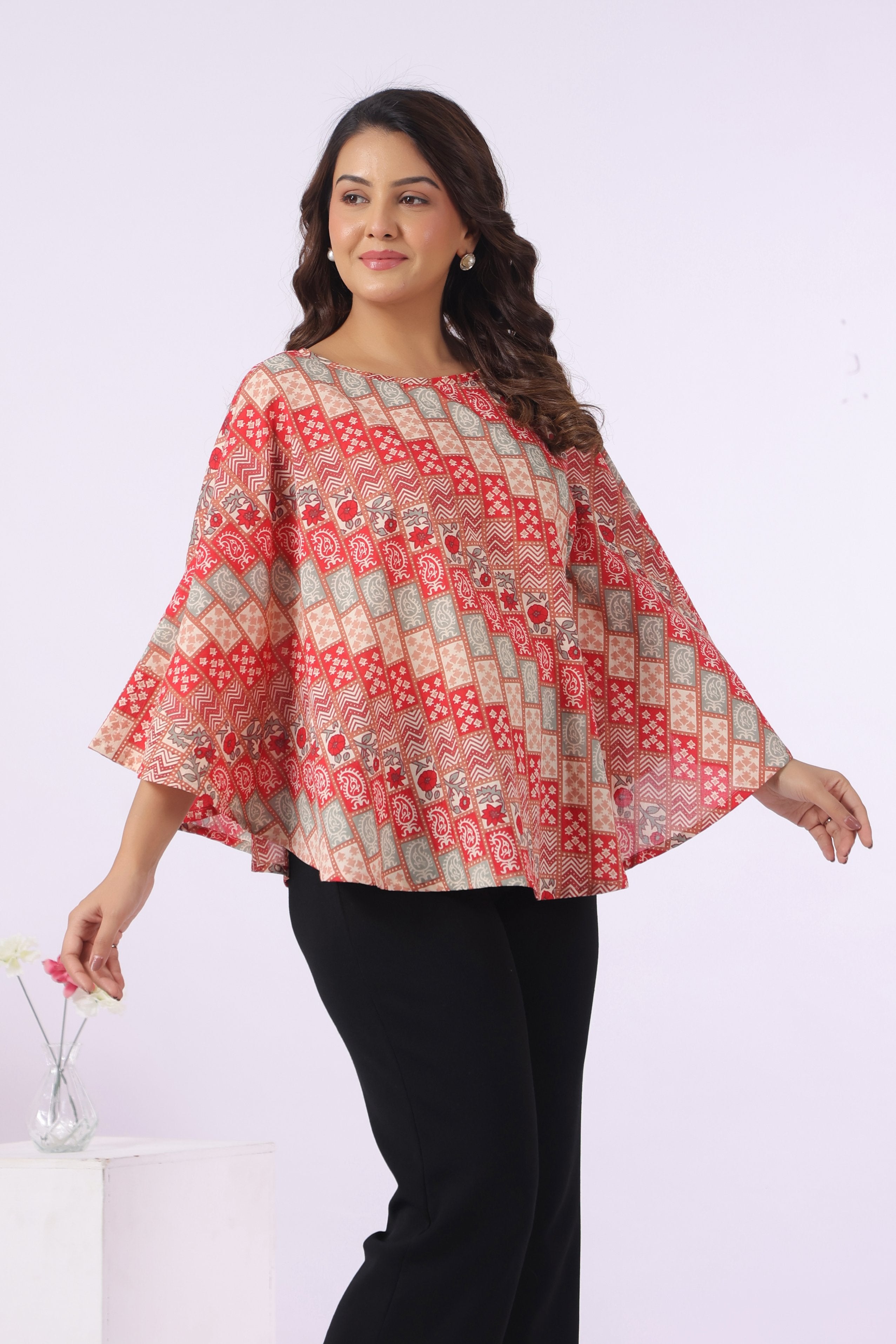 Royal Mosaic Bloom Cotton Nursing Cover (One-Size)