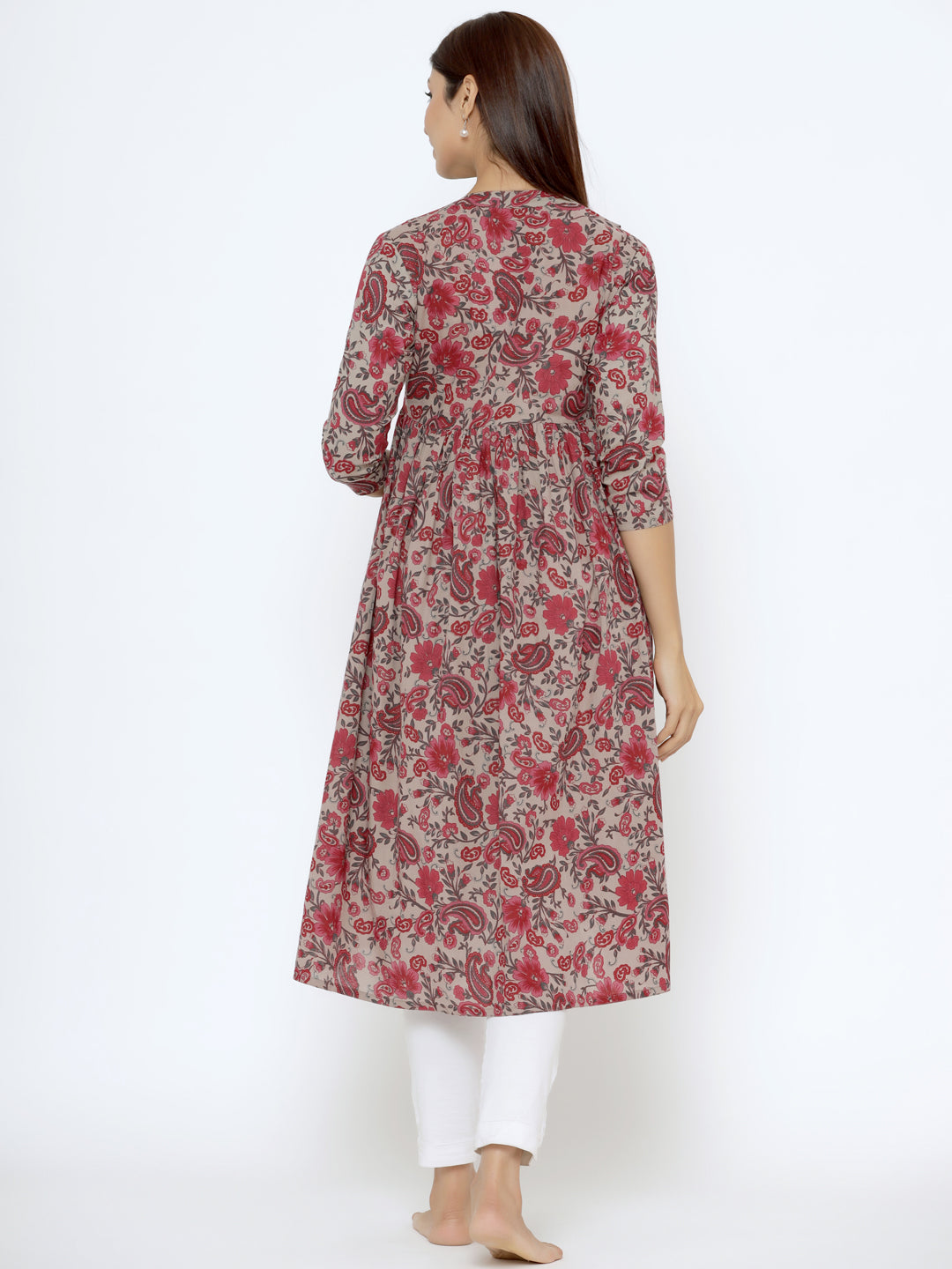 Wild Orchid Cotton Maternity - Nursing Kurta