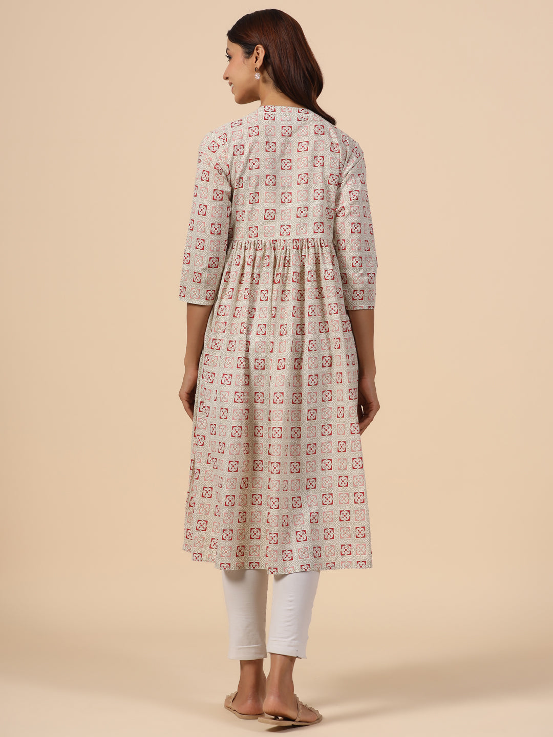 Baby Powder Cotton Maternity - Nursing Kurta