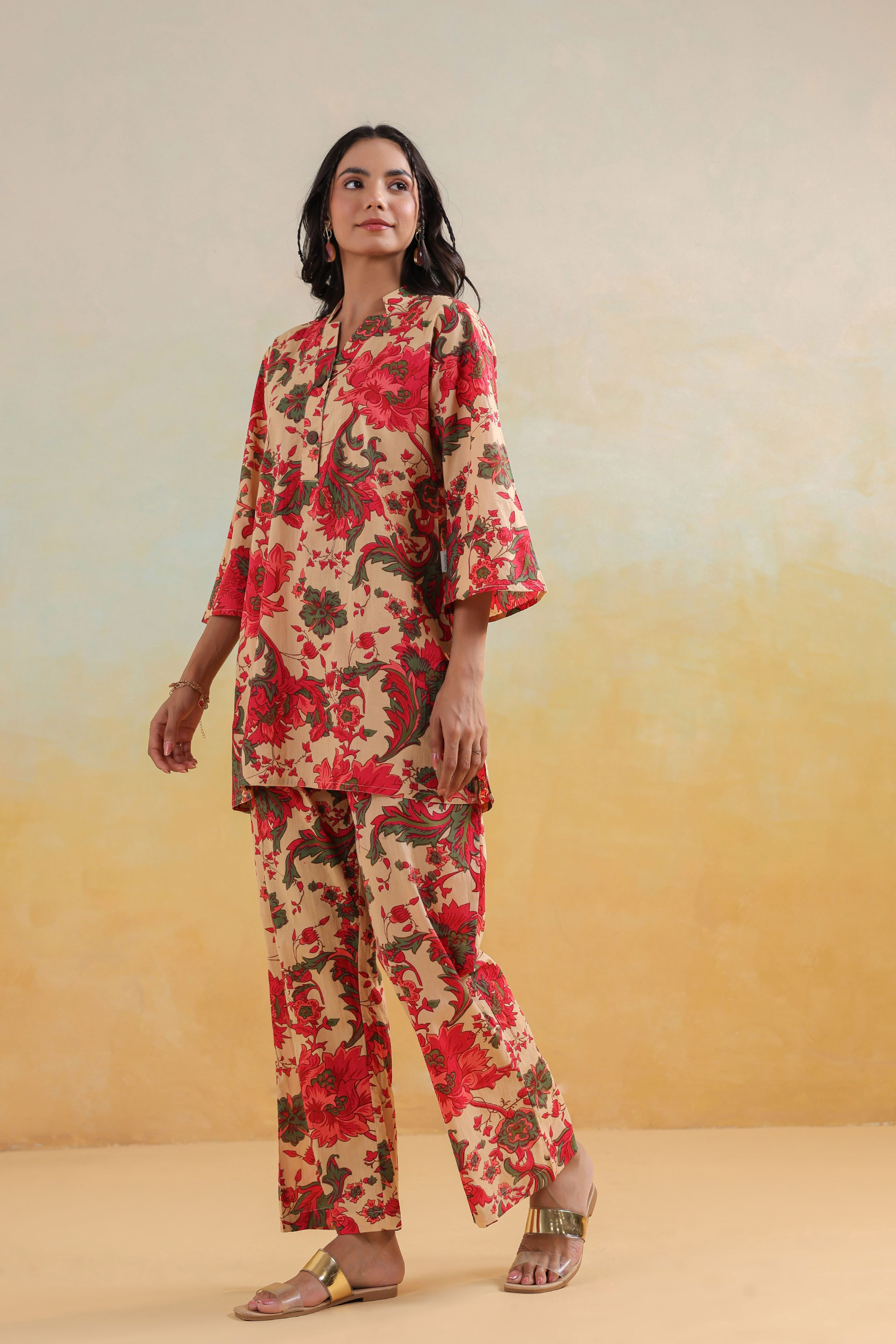 Mystic Garden Cotton Co-ord Set