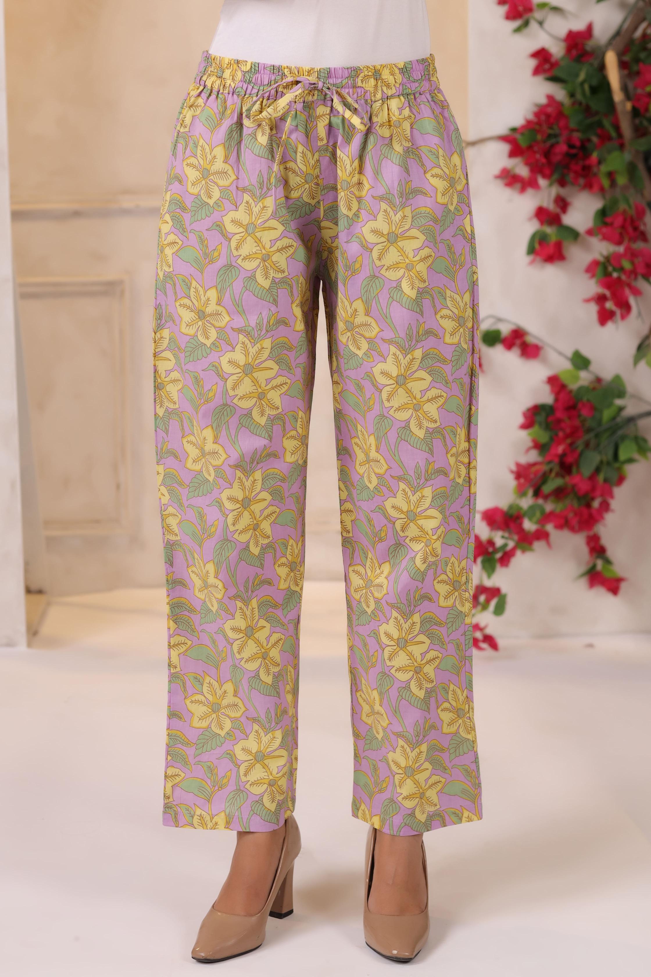 Blossom Mauve Cotton Co-ord Set