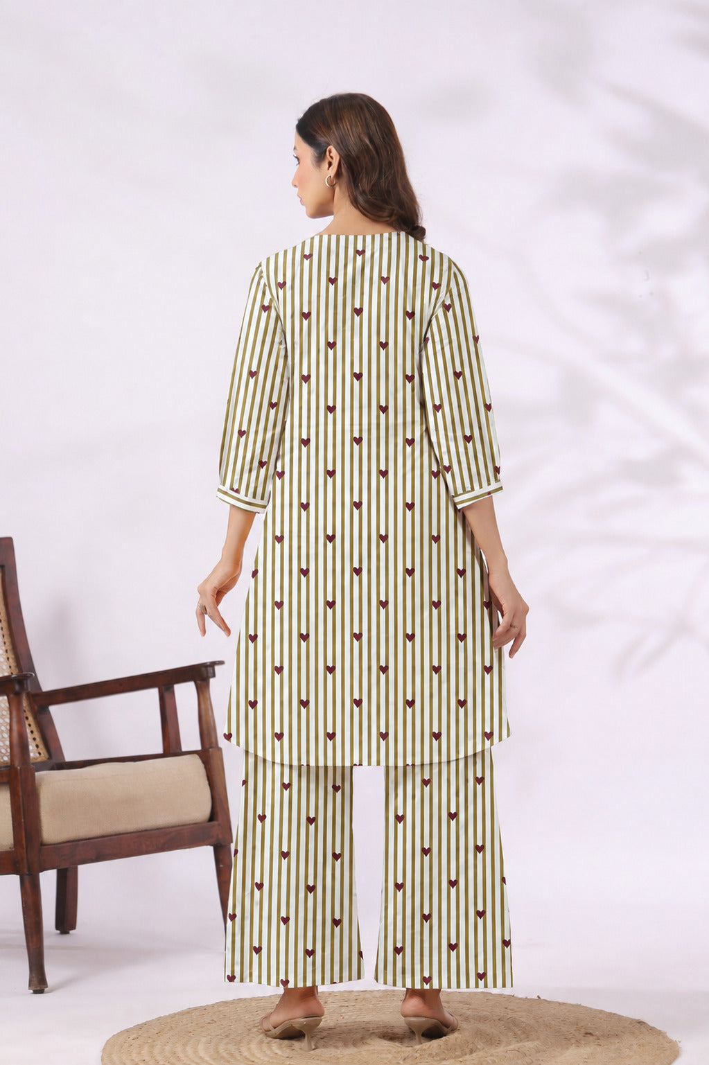 Love Lines Cotton Maternity - Nursing Co-ord Set