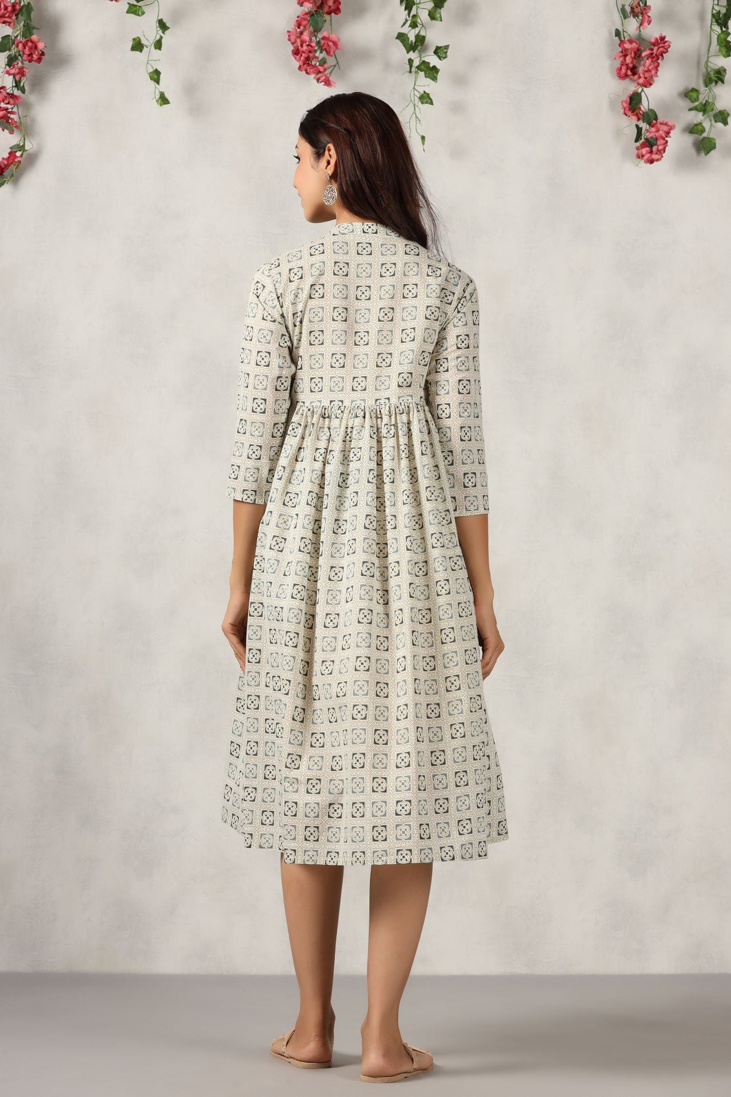 White Dove Cotton Maternity - Nursing Dress