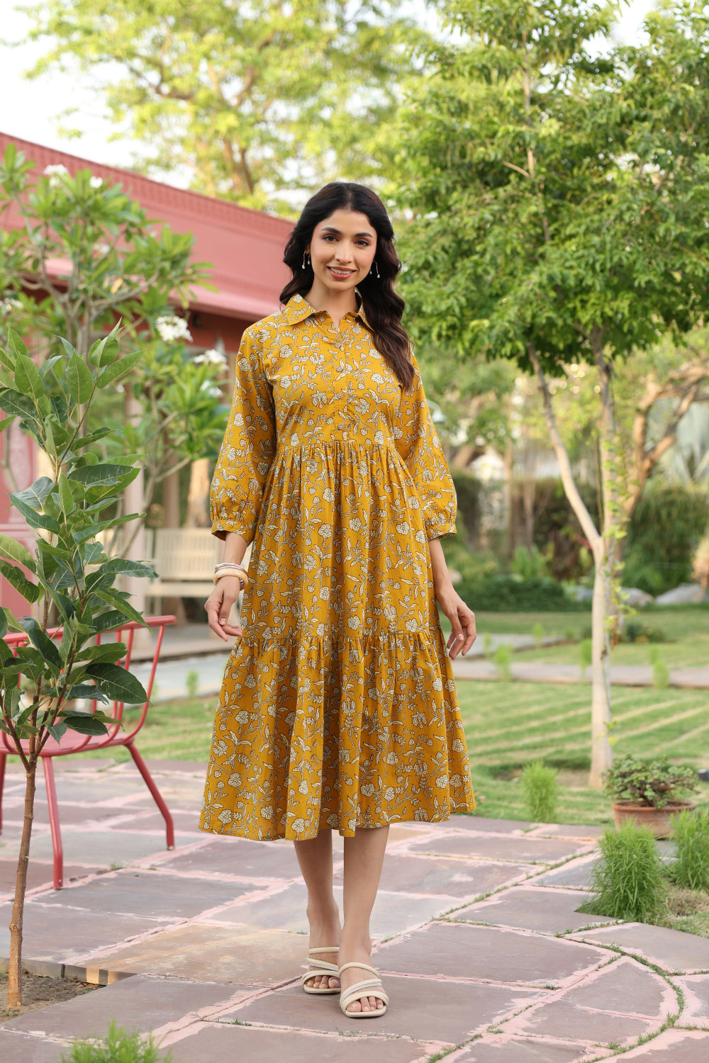 Honey Flora Cotton Dress