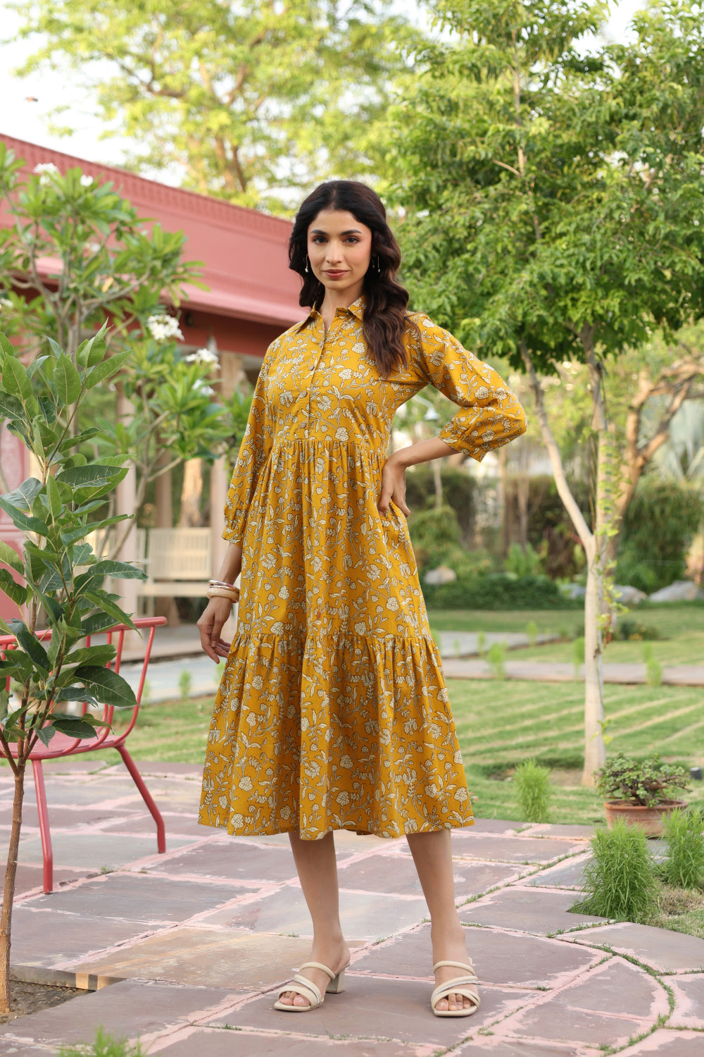 Honey Flora Cotton Dress