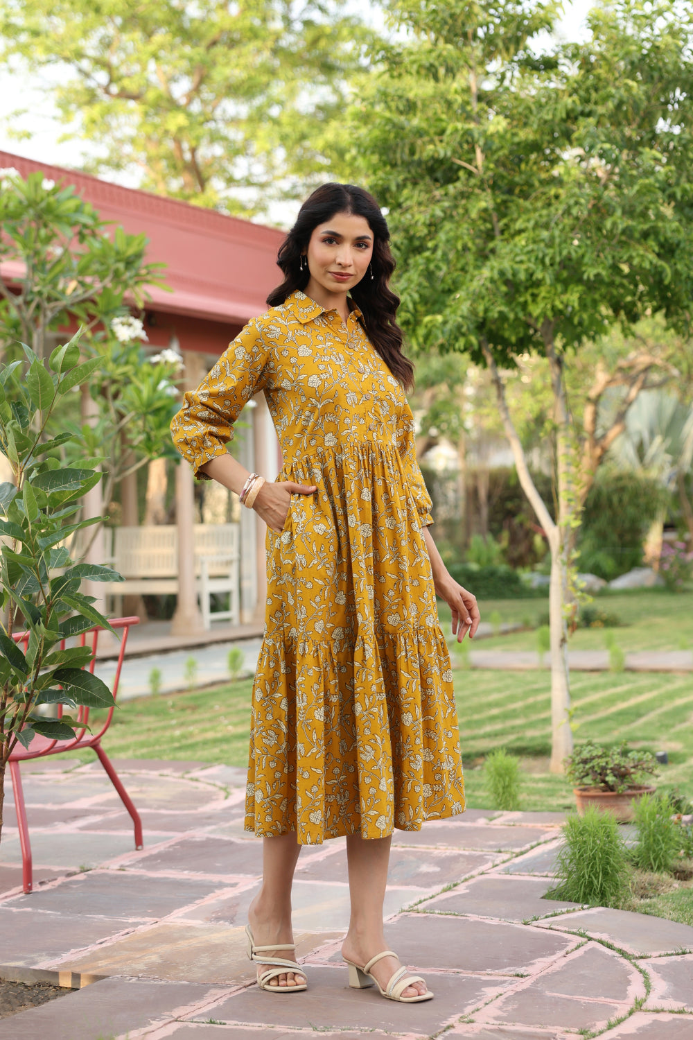 Honey Flora Cotton Dress