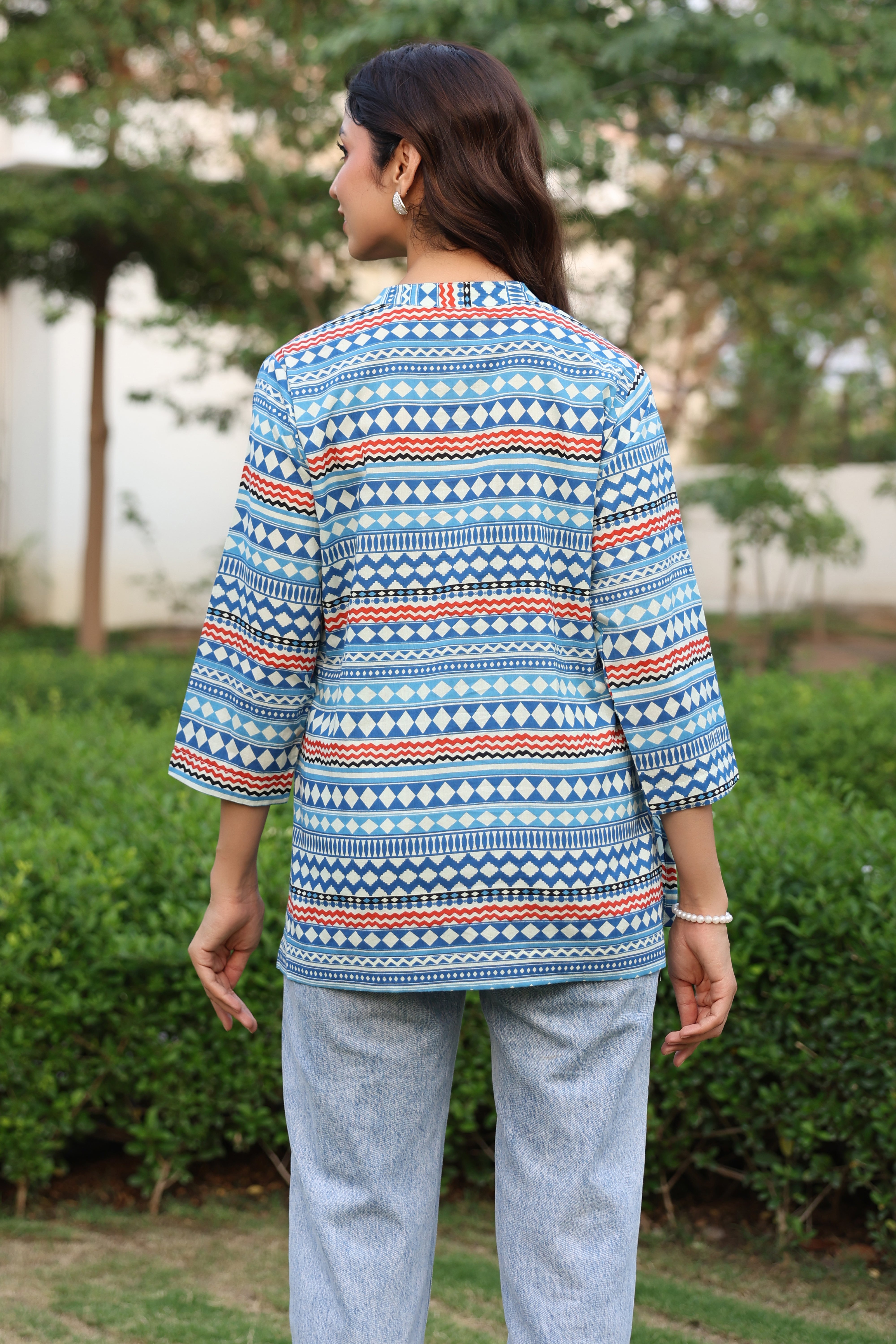 Nomadic Blues Cotton Top