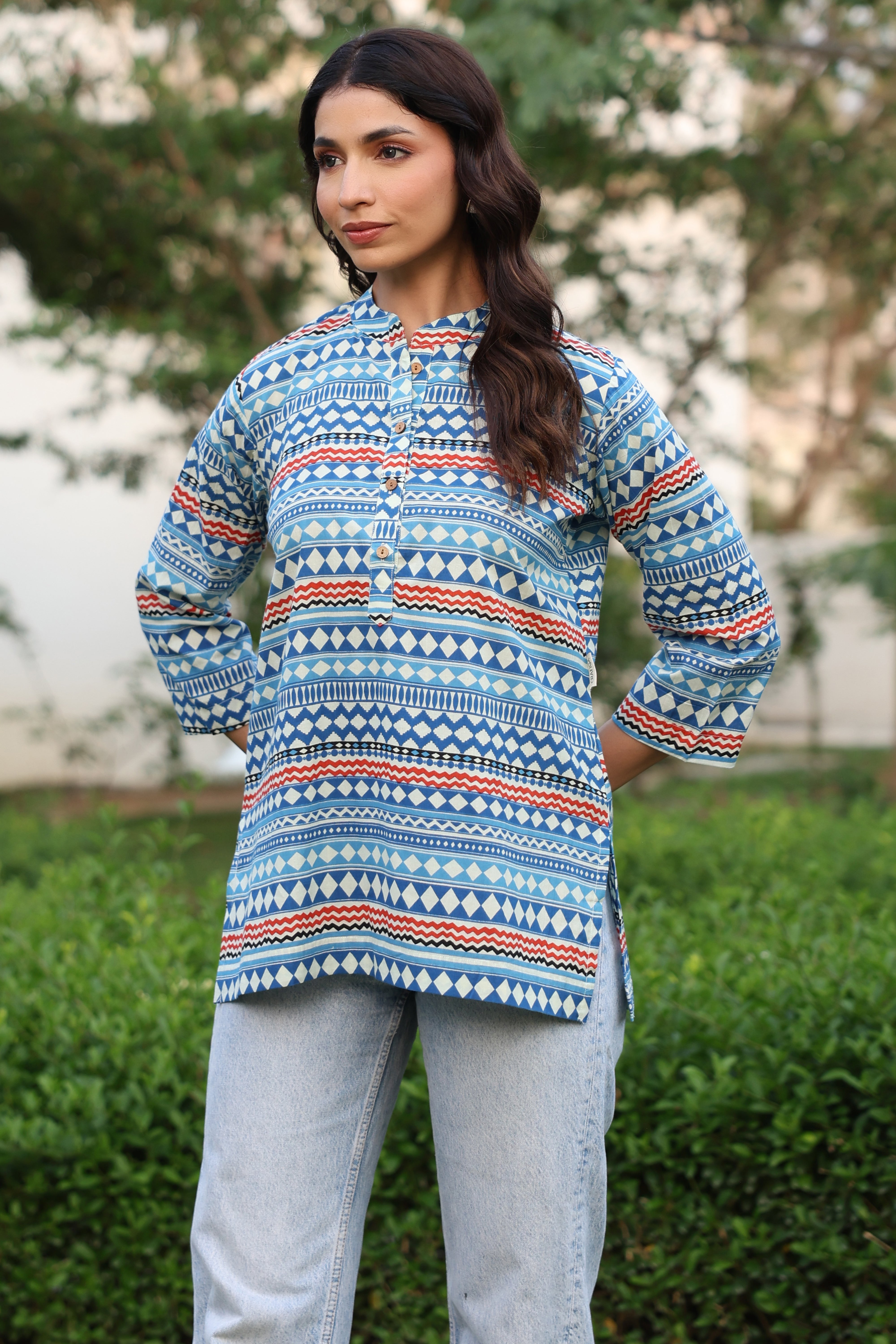 Nomadic Blues Cotton Top