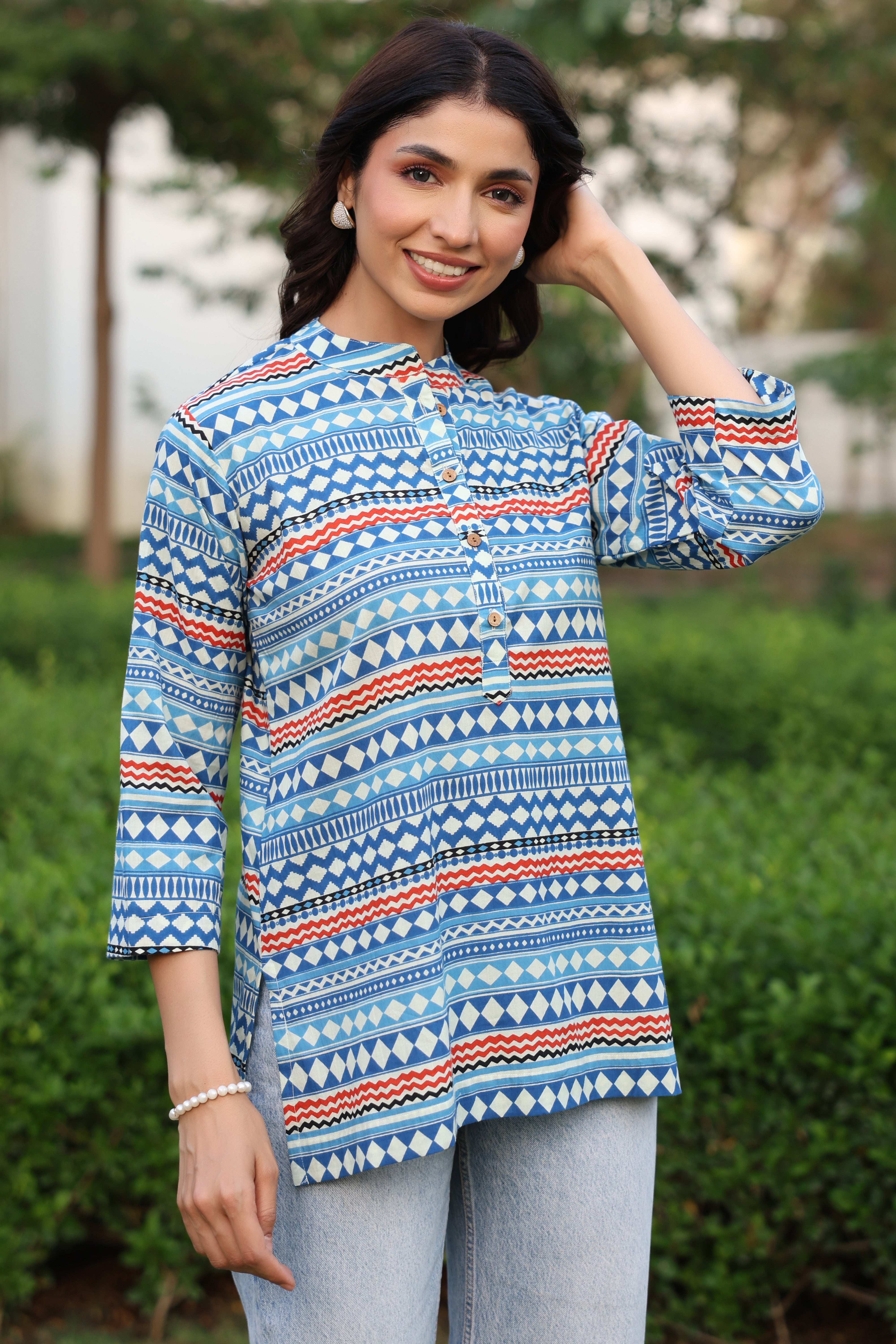 Nomadic Blues Cotton Top