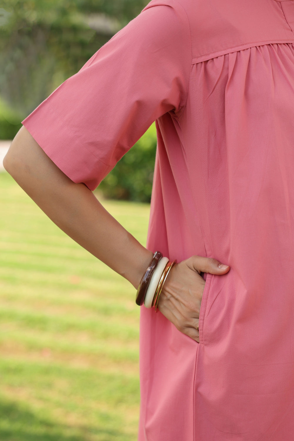 Desert Rose Cotton Maternity - Nursing Co-ord Set