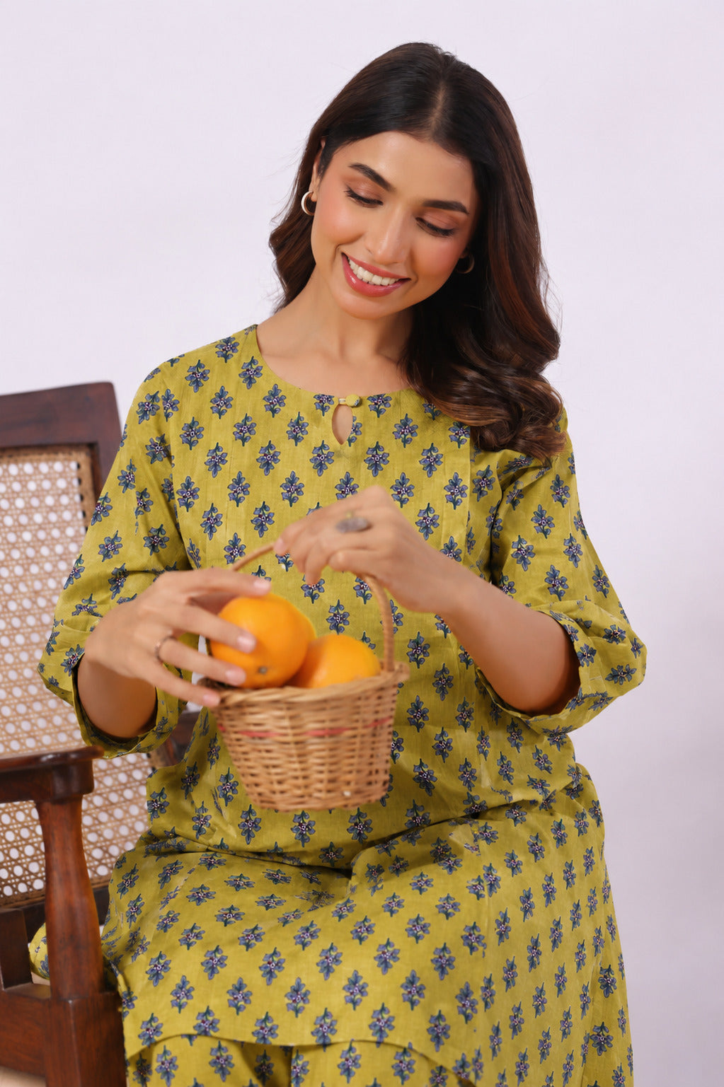 Sunehri Buti Cotton Maternity - Nursing Co-ord Set