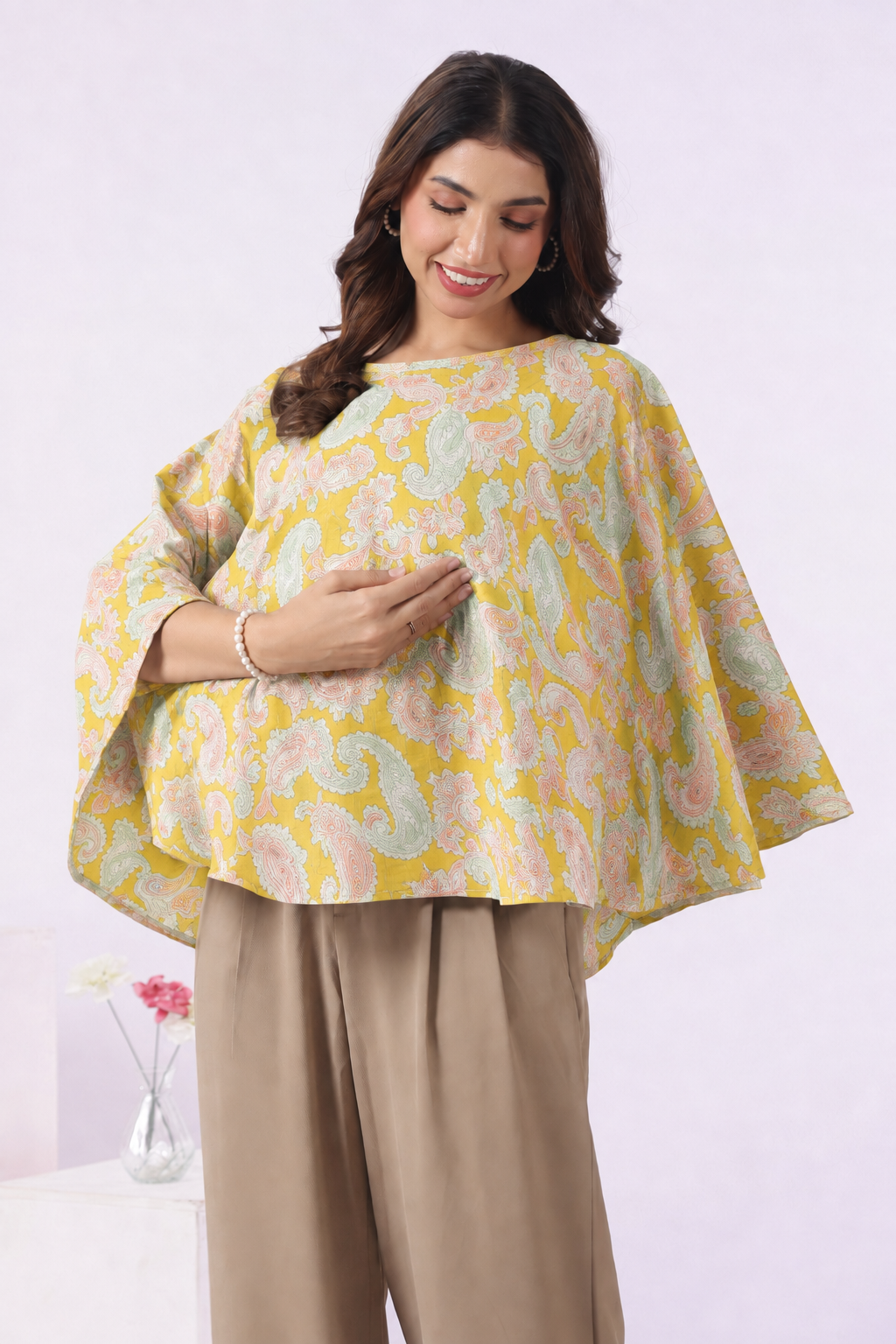 Sunburst Paisley Cotton Nursing Cover (One-Size)