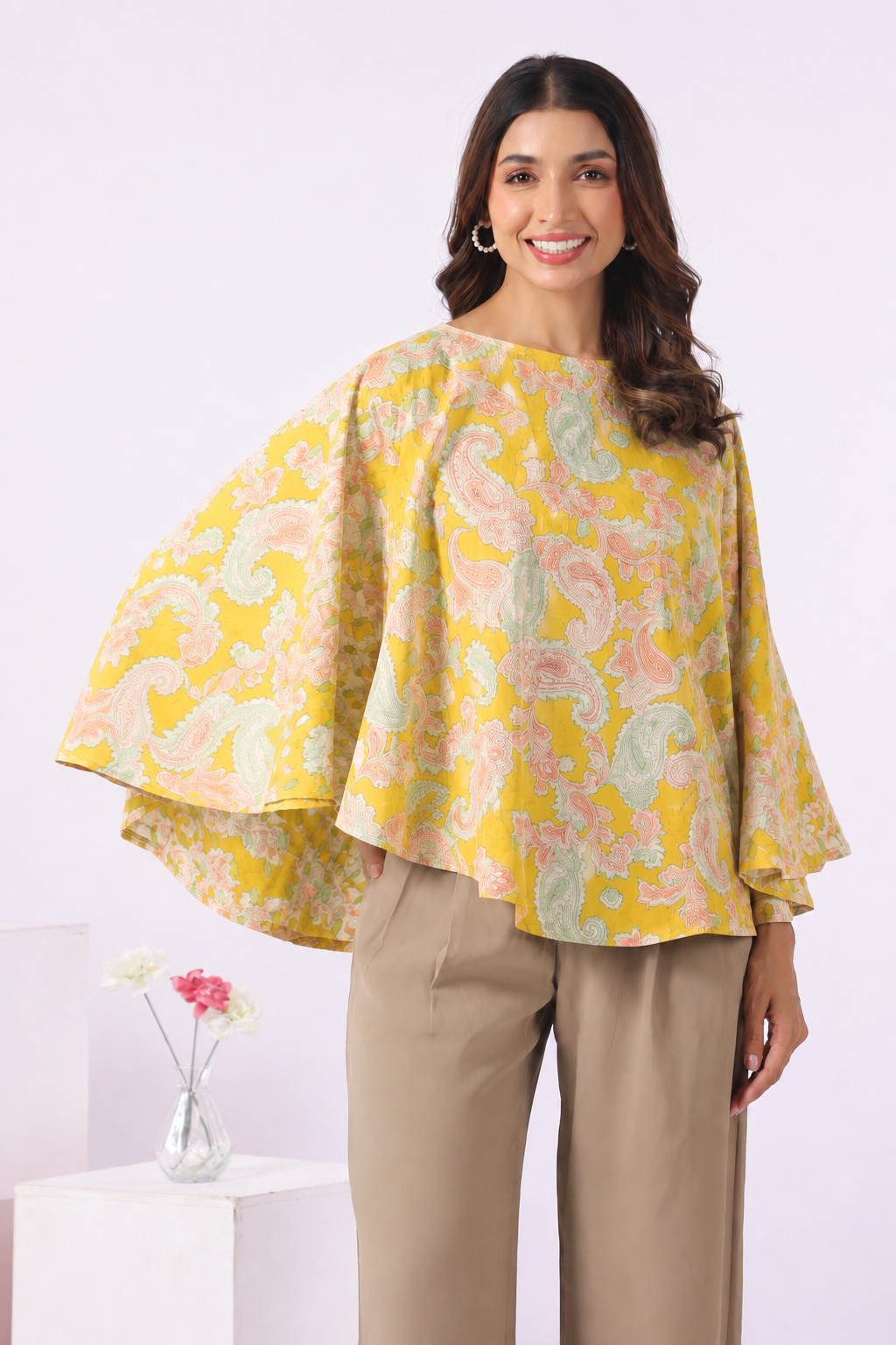 Sunburst Paisley Cotton Nursing Cover (One-Size)