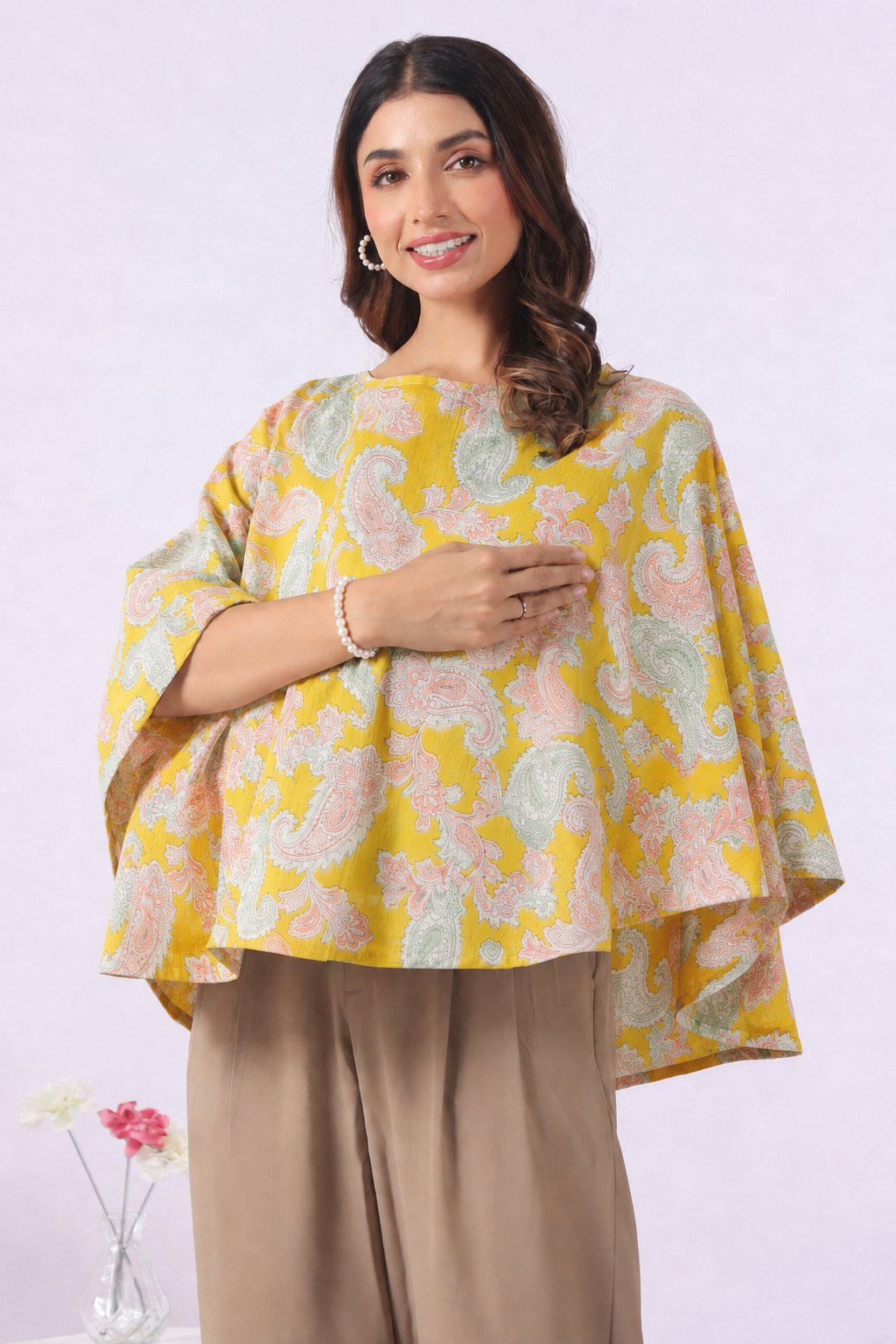 Sunburst Paisley Cotton Nursing Cover (One-Size)