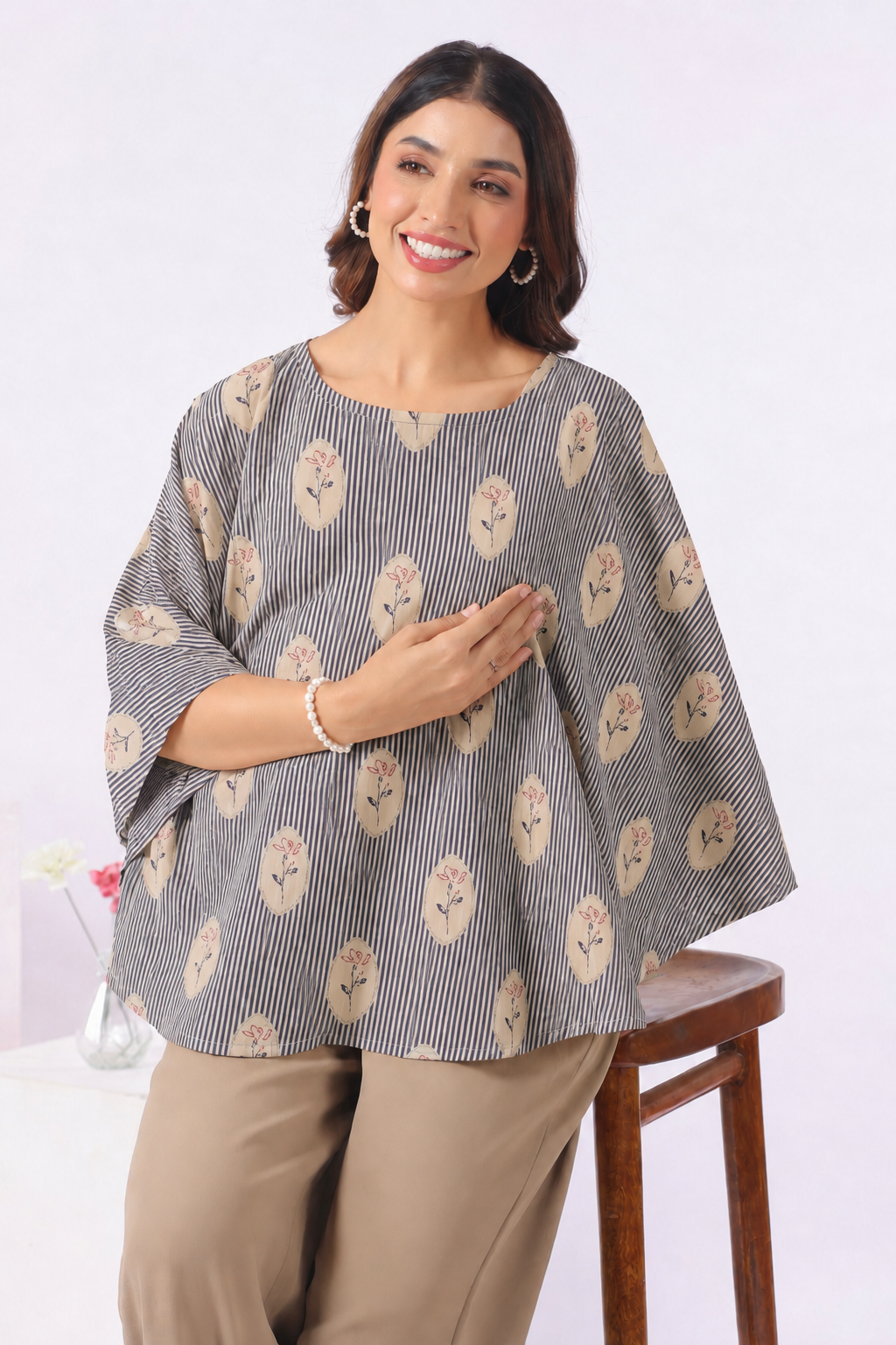 Whispering Blues Cotton Nursing Cover (One-Size)