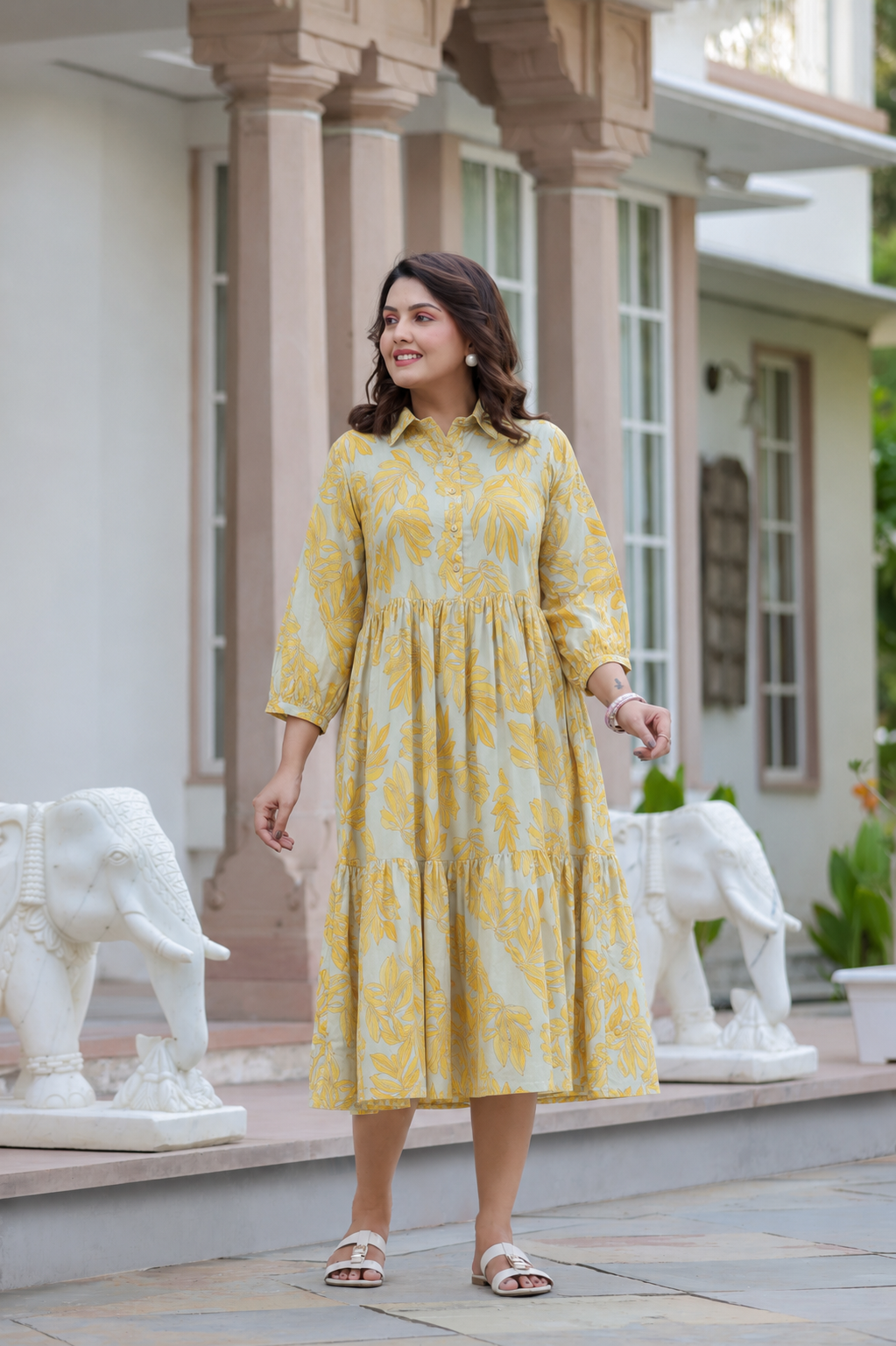 Tropical Breeze Cotton Dress