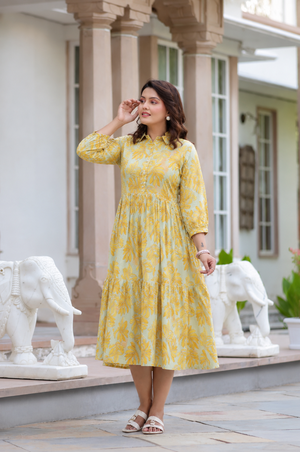 Tropical Breeze Cotton Dress