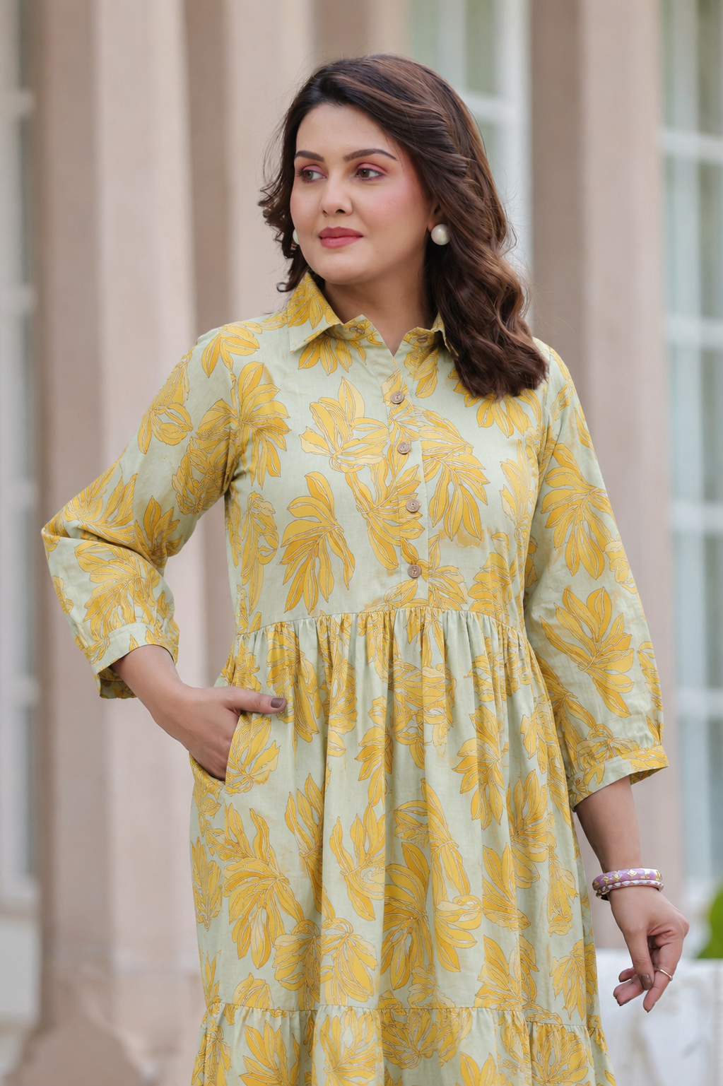 Tropical Breeze Cotton Dress