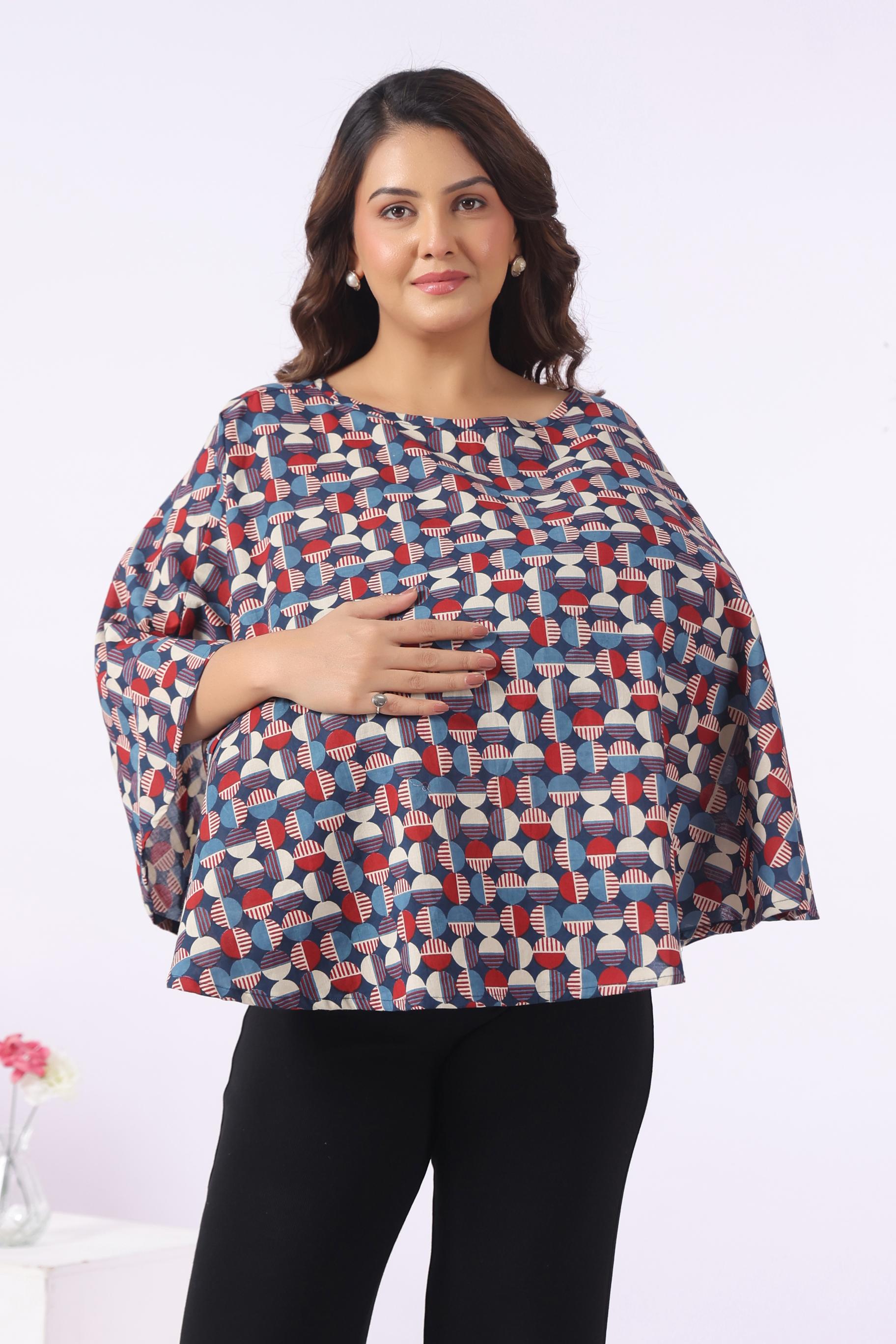 StripeDot Harmony Cotton Nursing Cover (One-Size)