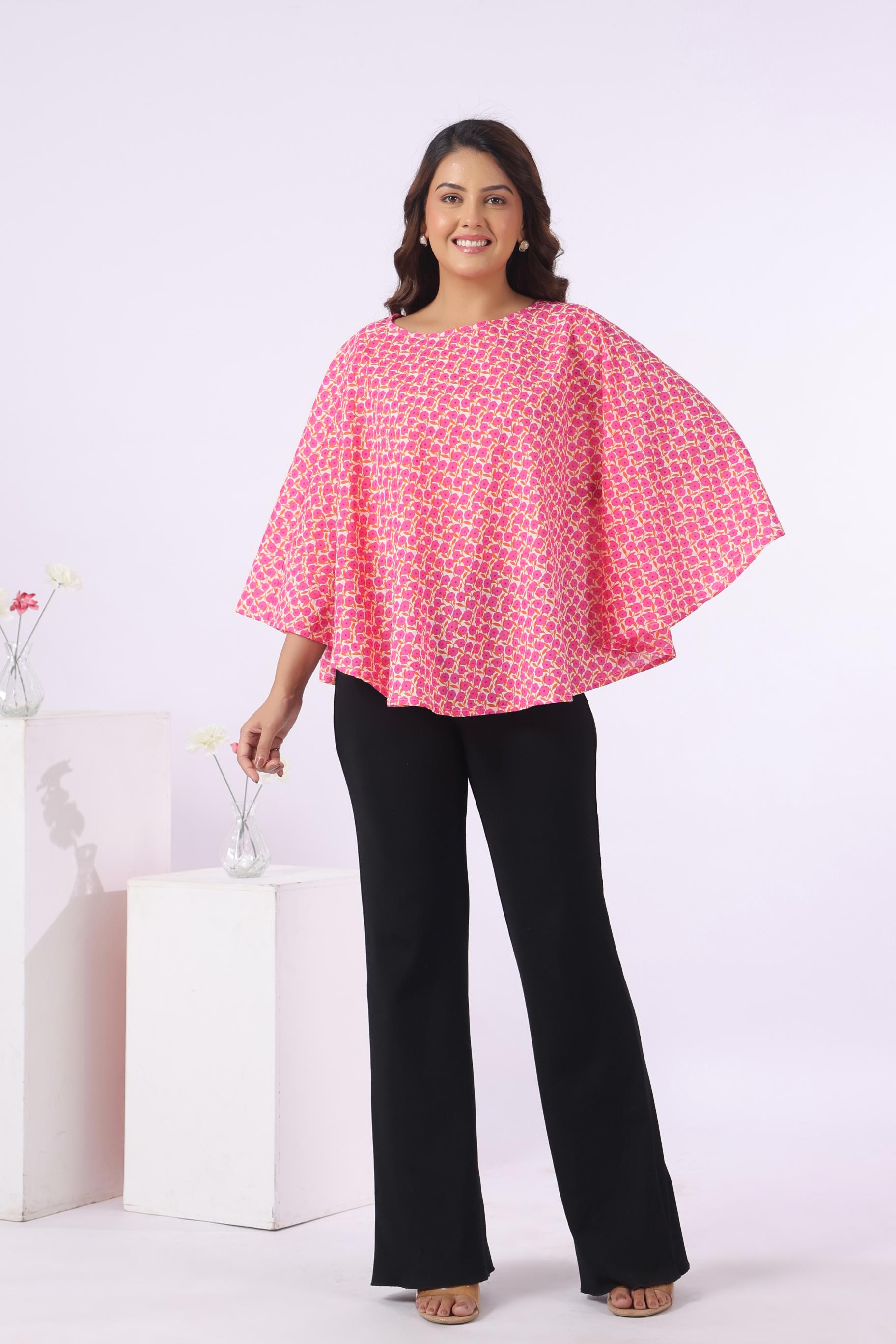 Tropical Tiny Blooms Cotton Nursing Cover (One-Size)