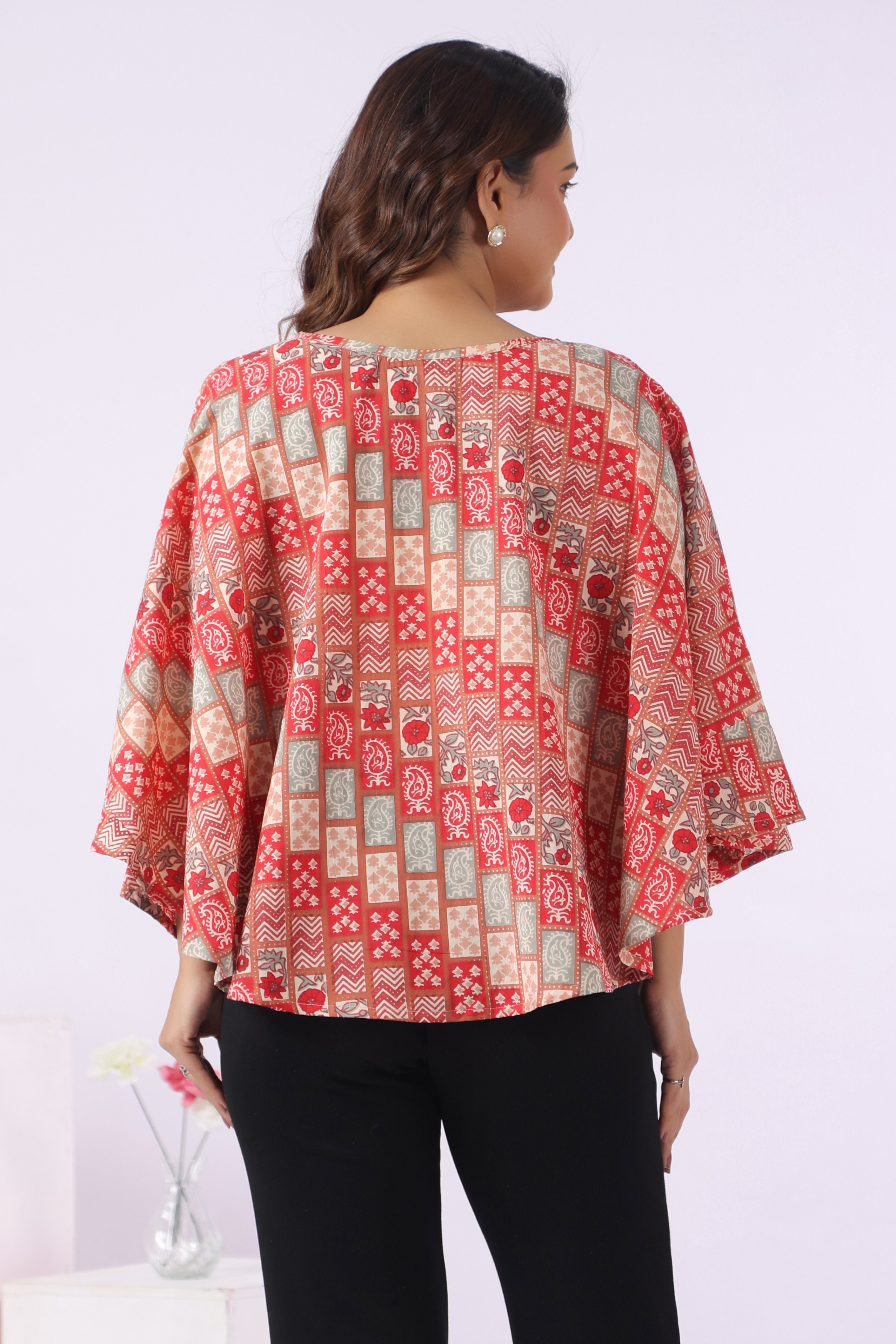 Royal Mosaic Bloom Cotton Nursing Cover (One-Size)