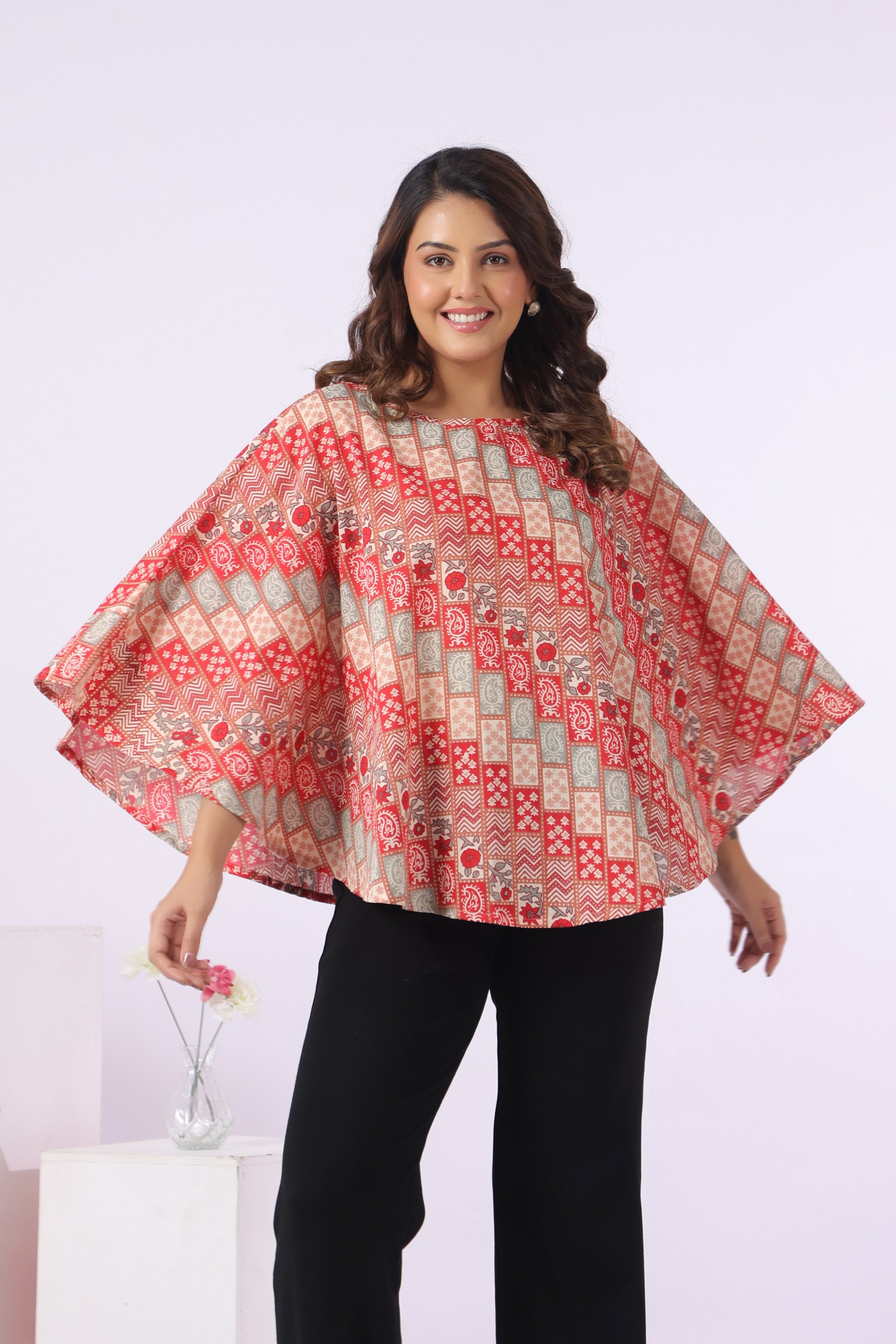 Royal Mosaic Bloom Cotton Nursing Cover (One-Size)
