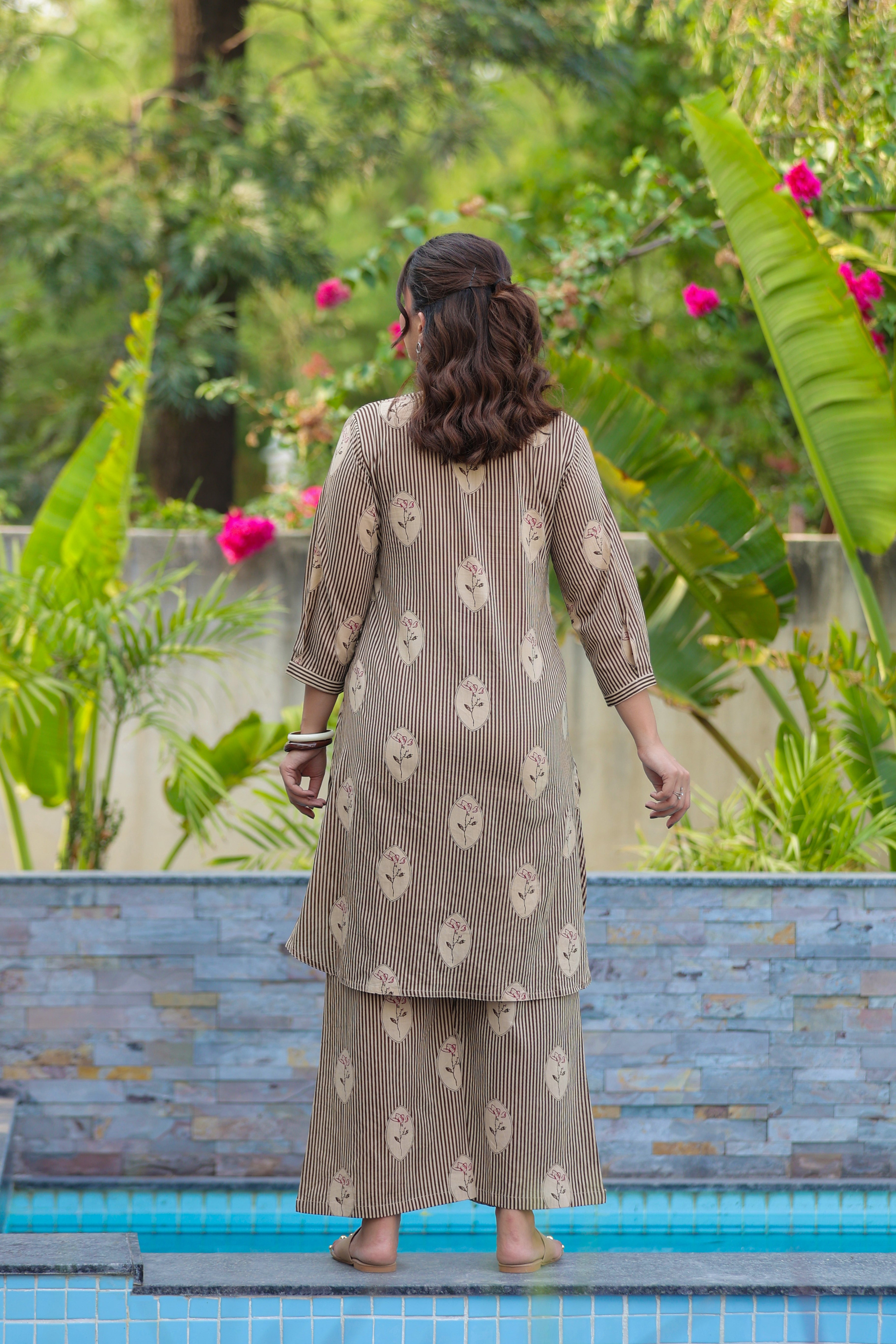 Wildflower Seed Cotton Maternity - Nursing Co-ord Set