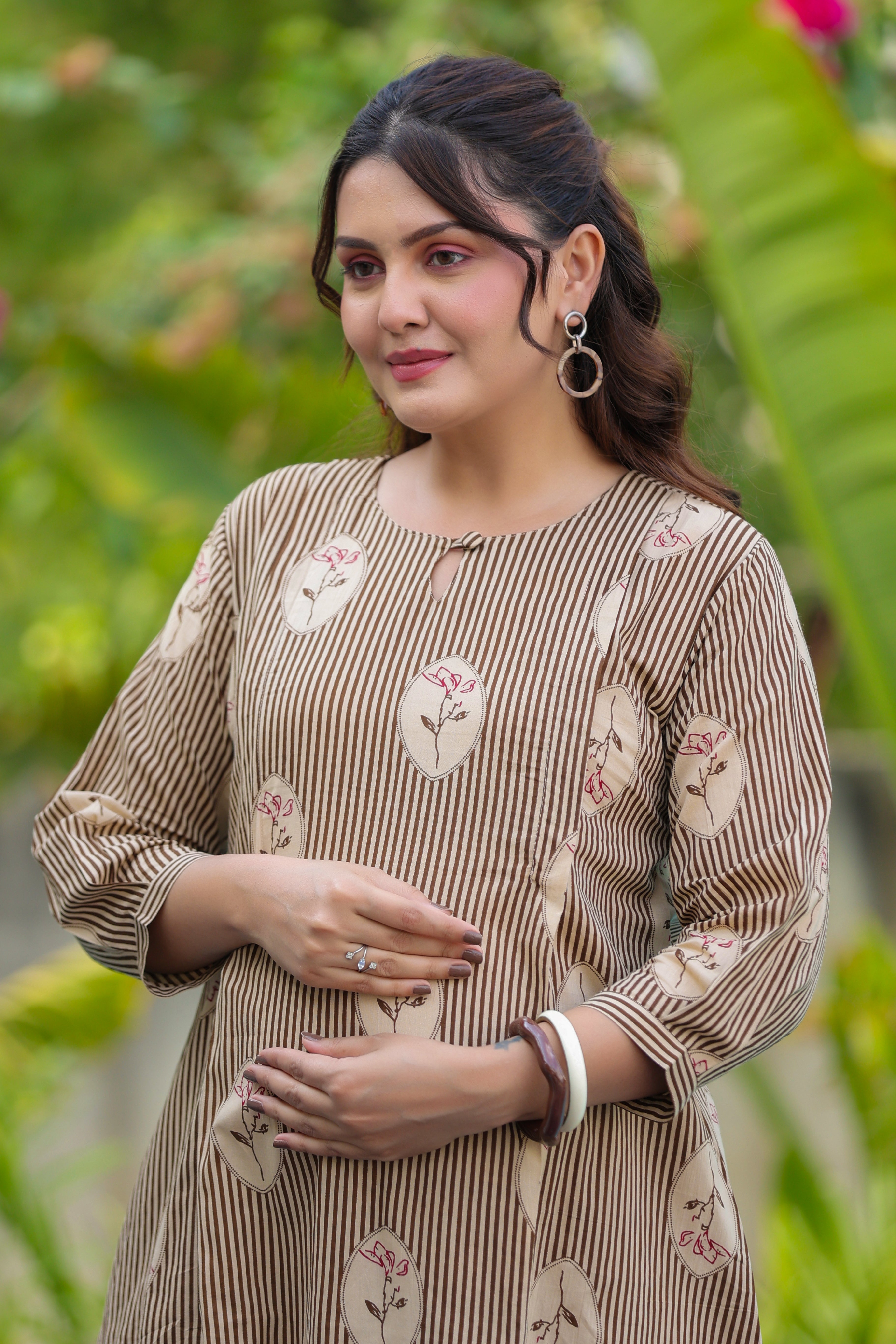 Wildflower Seed Cotton Maternity - Nursing Co-ord Set
