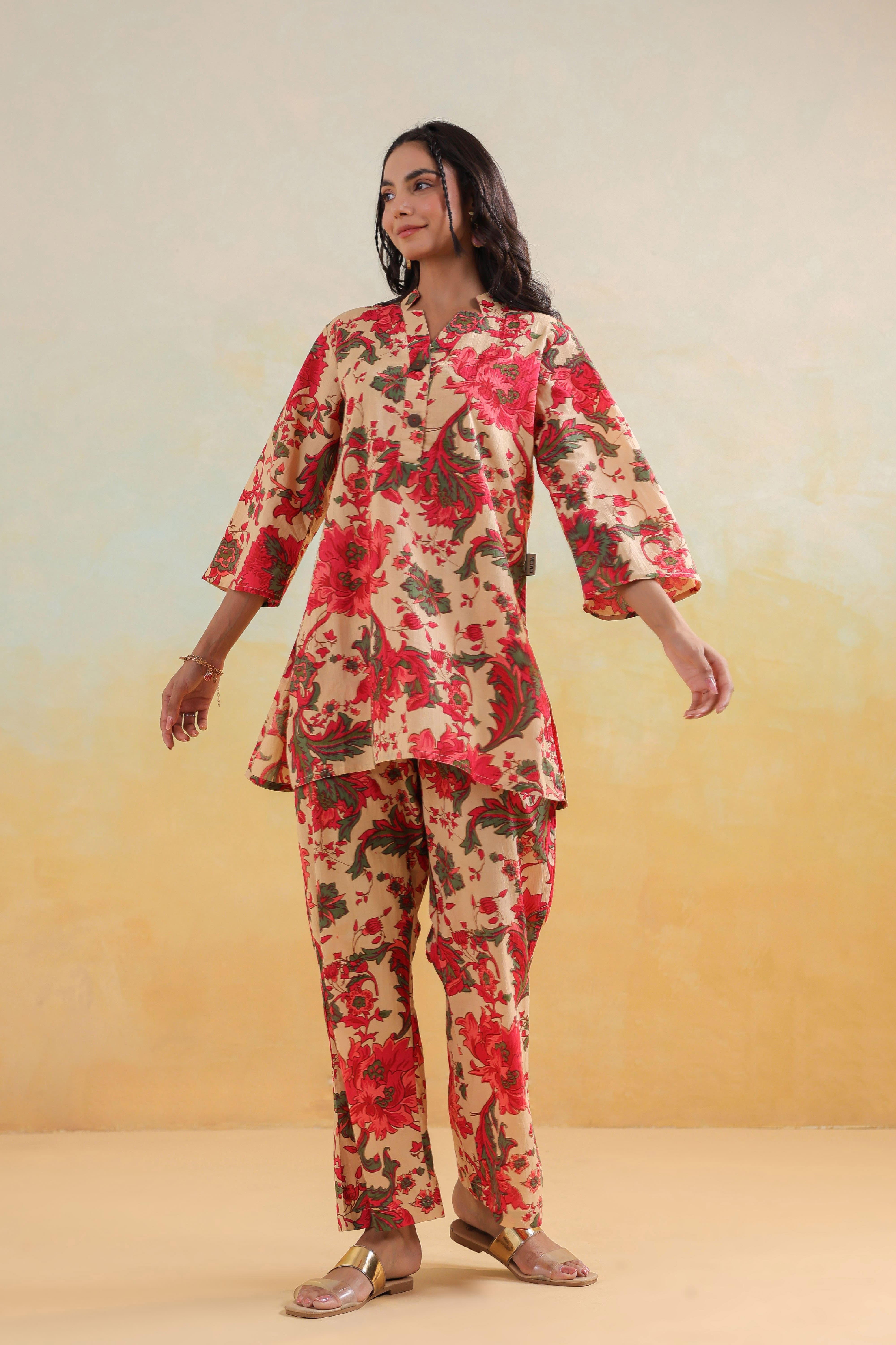 Mystic Garden Cotton Co-ord Set