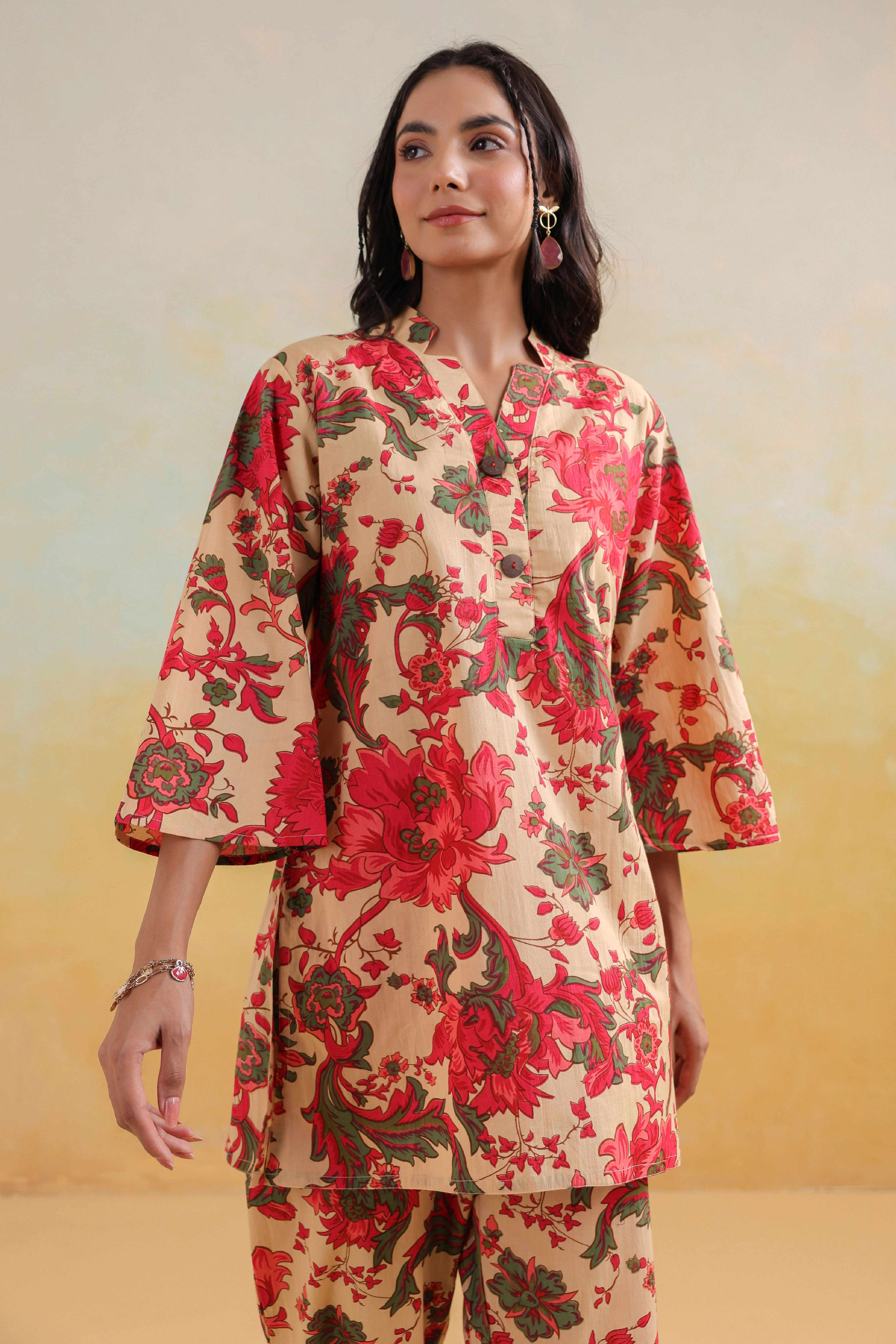 Mystic Garden Cotton Co-ord Set